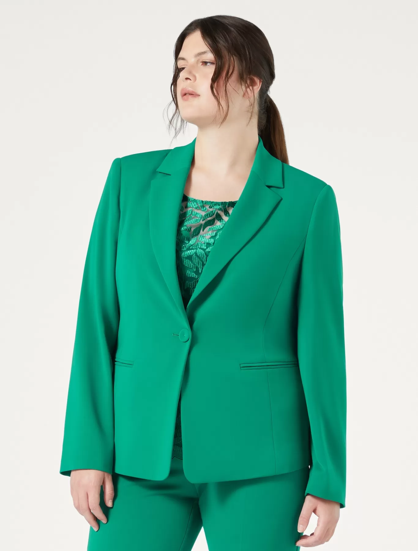 Marina Rinaldi Vestes | Sélection Élégante>Blazer en cady JADE