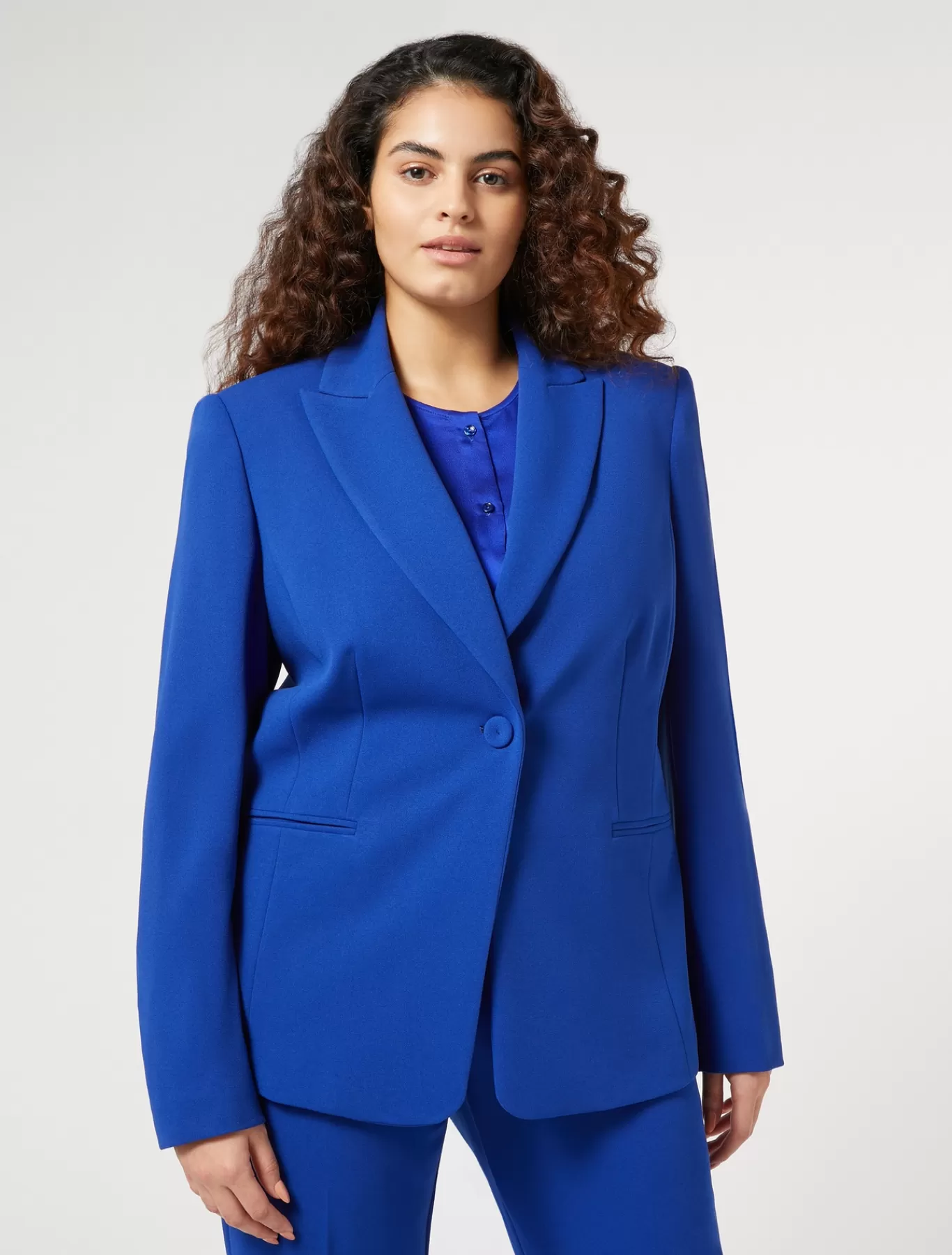 Marina Rinaldi Vestes & Blazers | Vestes & Blazers>Blazer en jersey stretch BLEUET