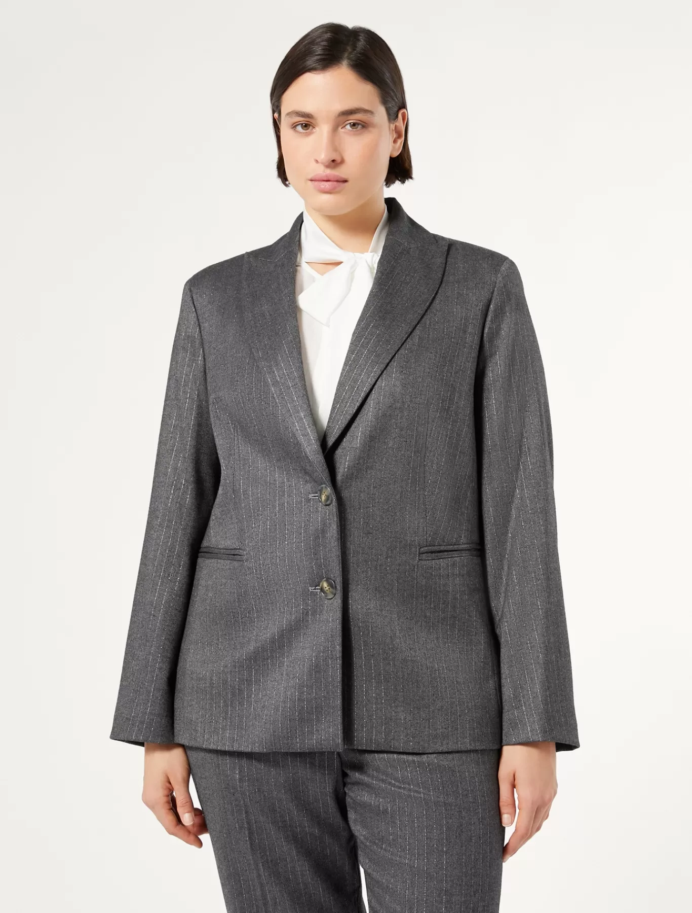 Marina Rinaldi Vestes & Blazers | Vestes & Blazers>Blazer en sergé GRISMOYEN