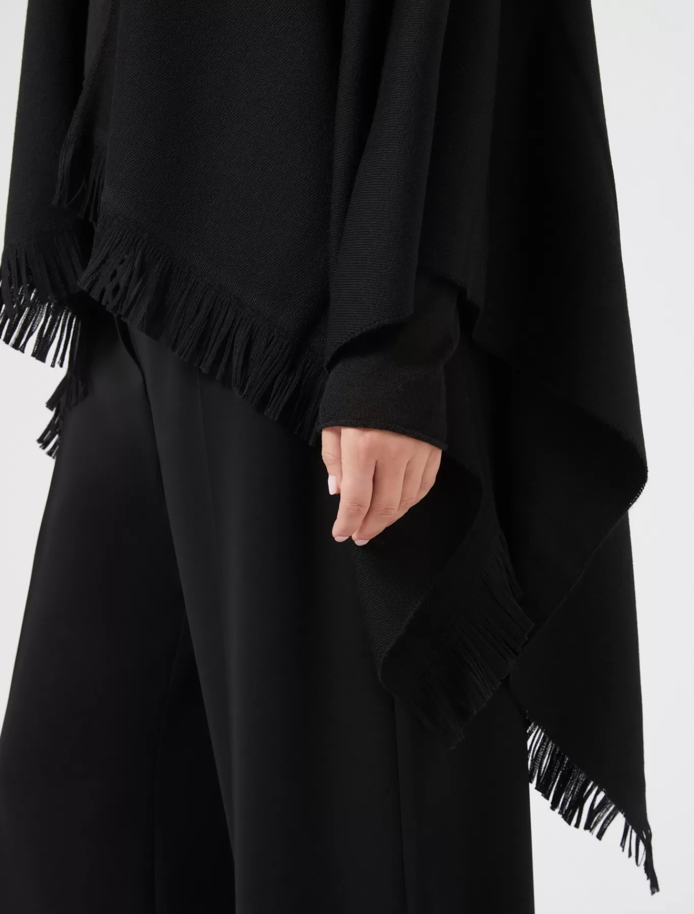 Marina Rinaldi Accessoires | Accessoires>Cape en laine NOIR