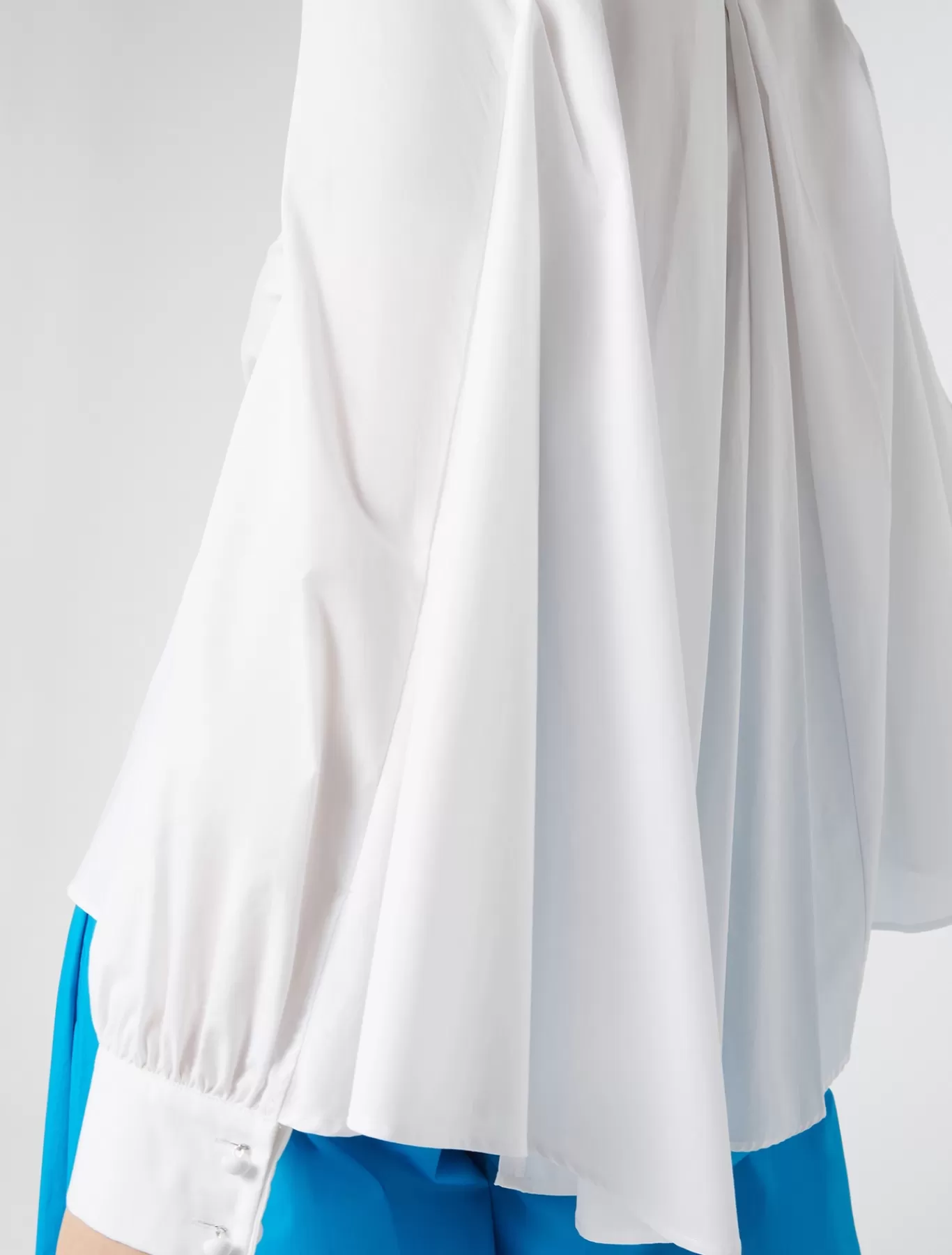 Marina Rinaldi Tuniques, Chemisiers & Blouses>Chemise en coton BLANCNEUTRE