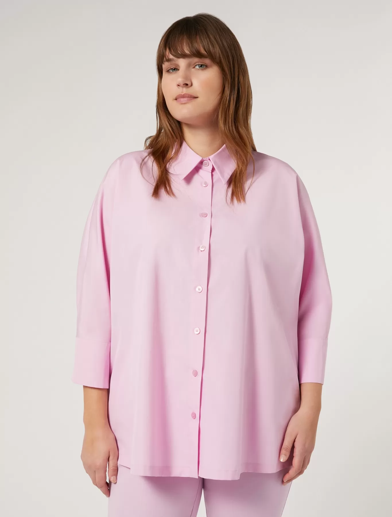 Marina Rinaldi Tuniques, Chemisiers & Blouse | Tuniques, Chemisiers & Blouses>Chemise en popeline ROSE