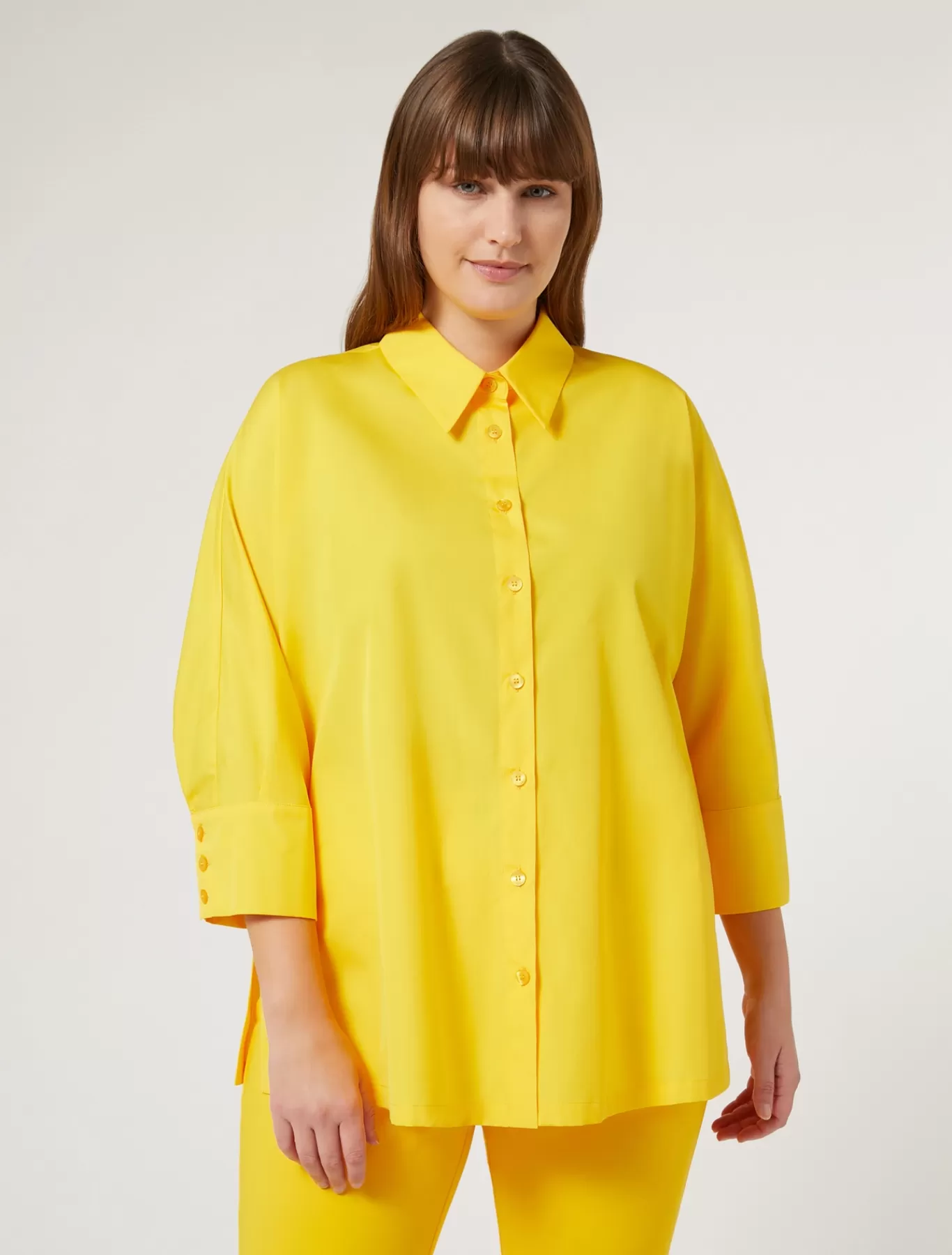 Marina Rinaldi Tuniques, Chemisiers & Blouse | Tuniques, Chemisiers & Blouses>Chemise en popeline SOLEIL