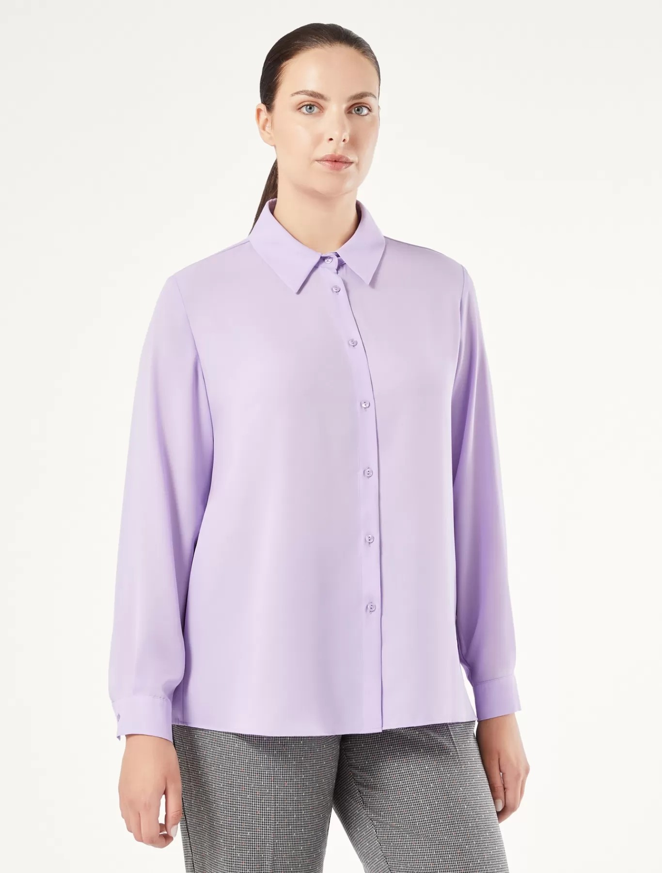 Marina Rinaldi Tuniques, Chemisiers & Blouse | Tuniques, Chemisiers & Blouses>Chemise en tissu technique MAUVE