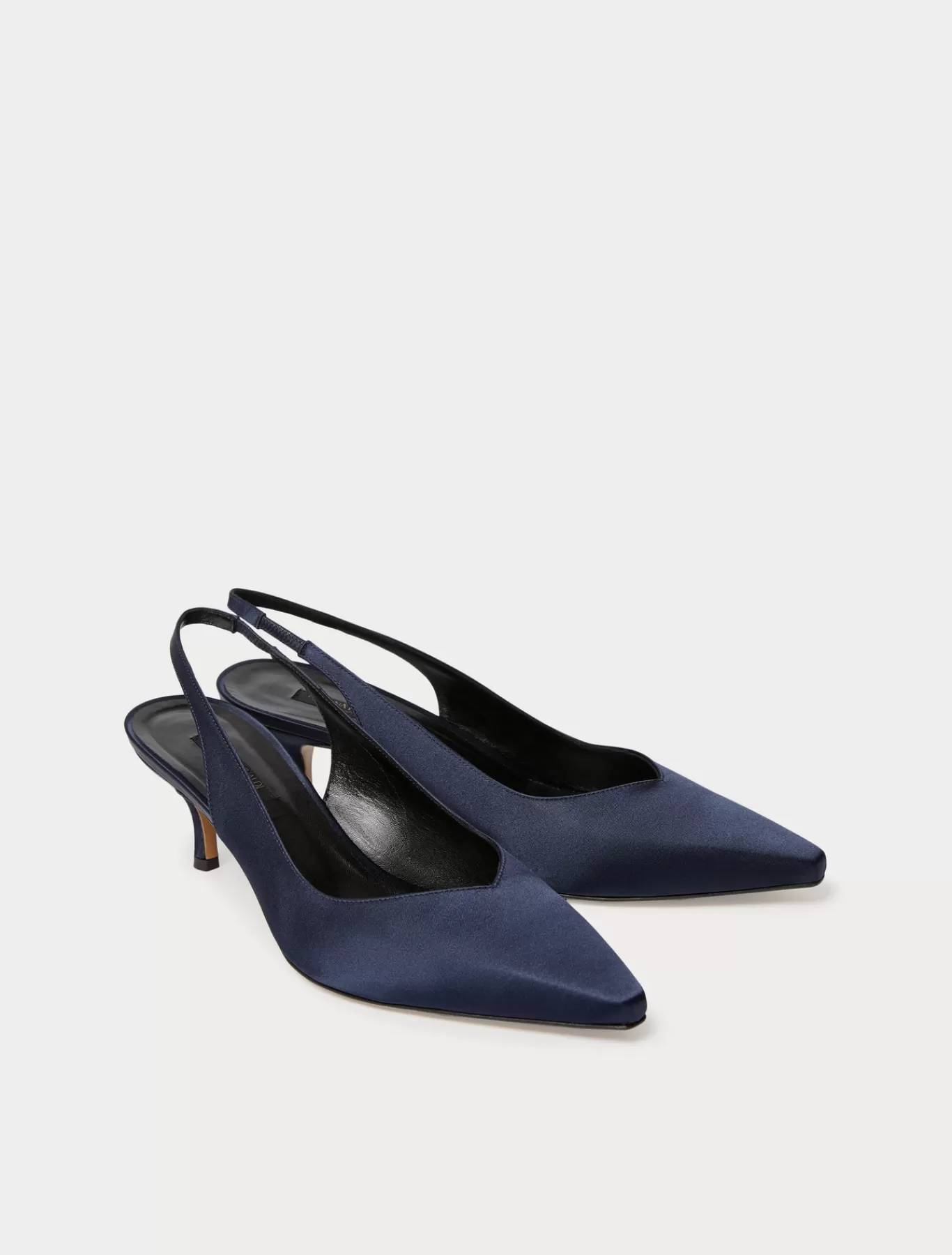 Marina Rinaldi Sélection Élégante | Collection Elegante>Escarpins sling back en satin BLEUMARINE