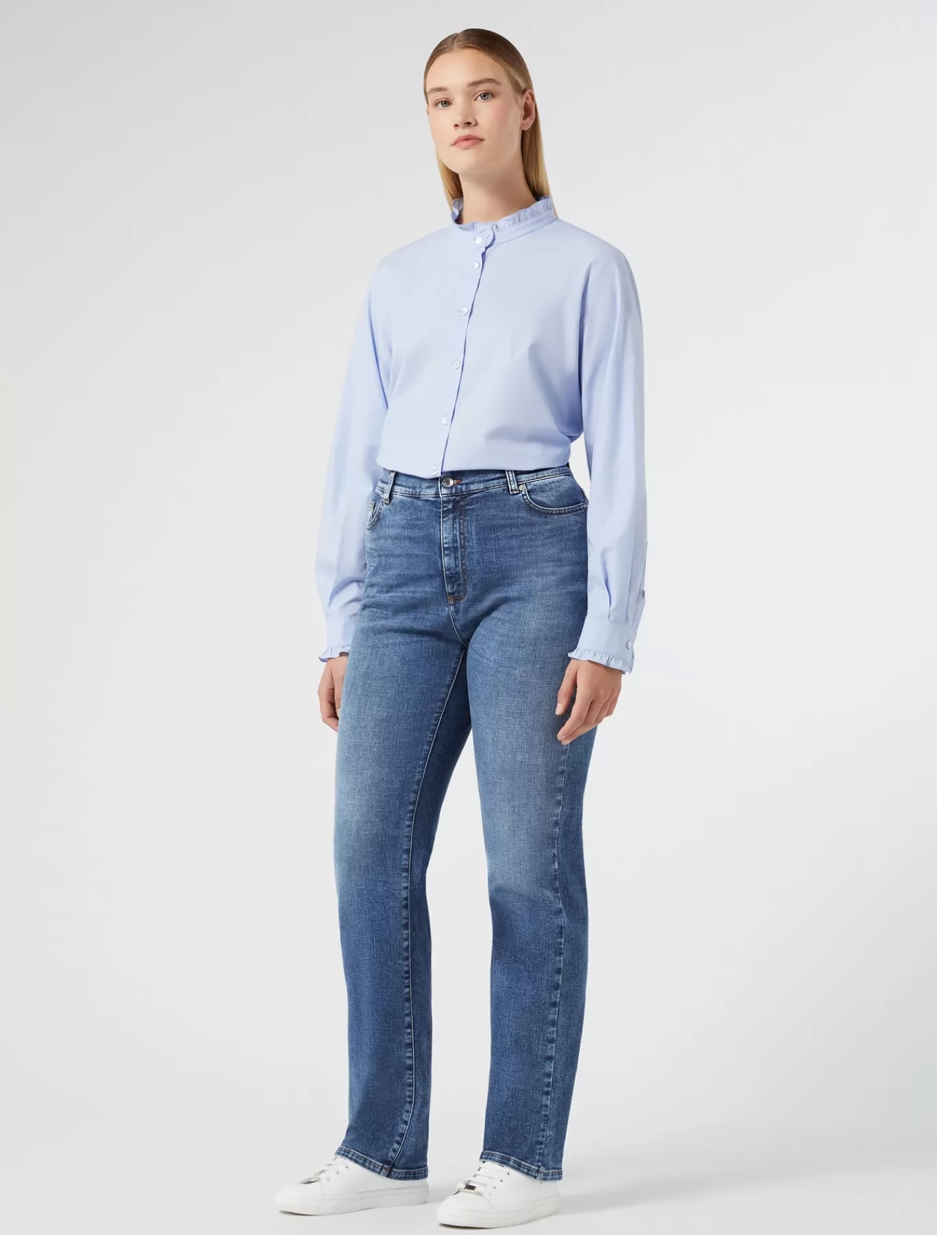 Marina Rinaldi Pantalons & Jeans | Pantalons & Jeans>Jean en denim de coton BLEU