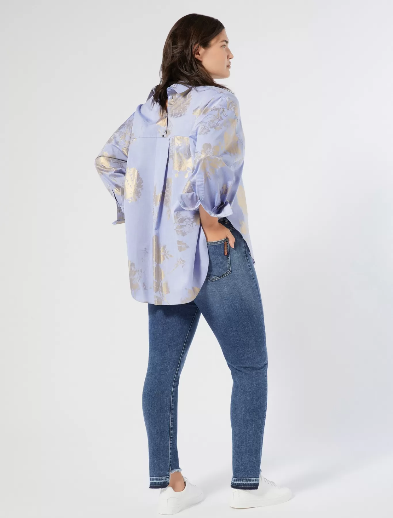 Marina Rinaldi Pantalons & Jeans | Pantalons & Jeans>Jean en denim de coton BLEU