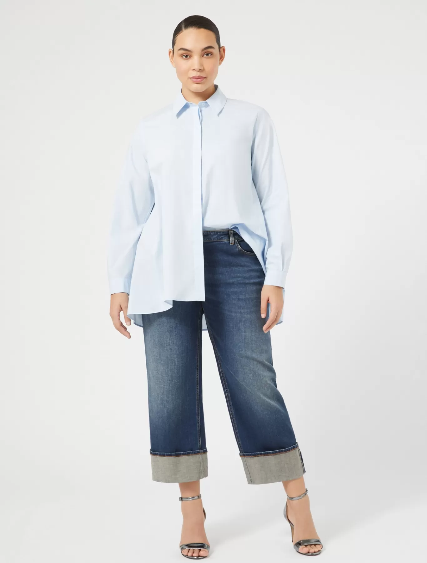 Marina Rinaldi Pantalons & Jeans | Pantalons & Jeans>Jean en denim de coton BLEUNUIT