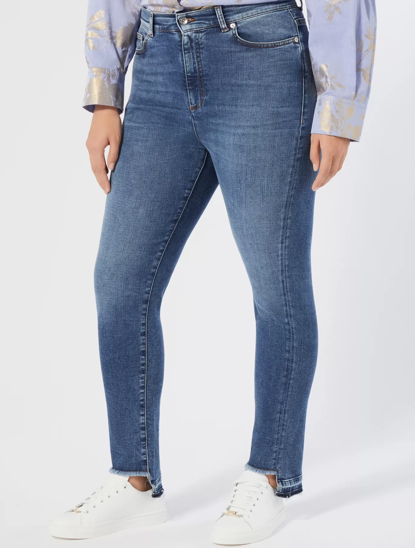 Marina Rinaldi Pantalons & Jeans | Pantalons & Jeans>Jean en denim de coton BLEU