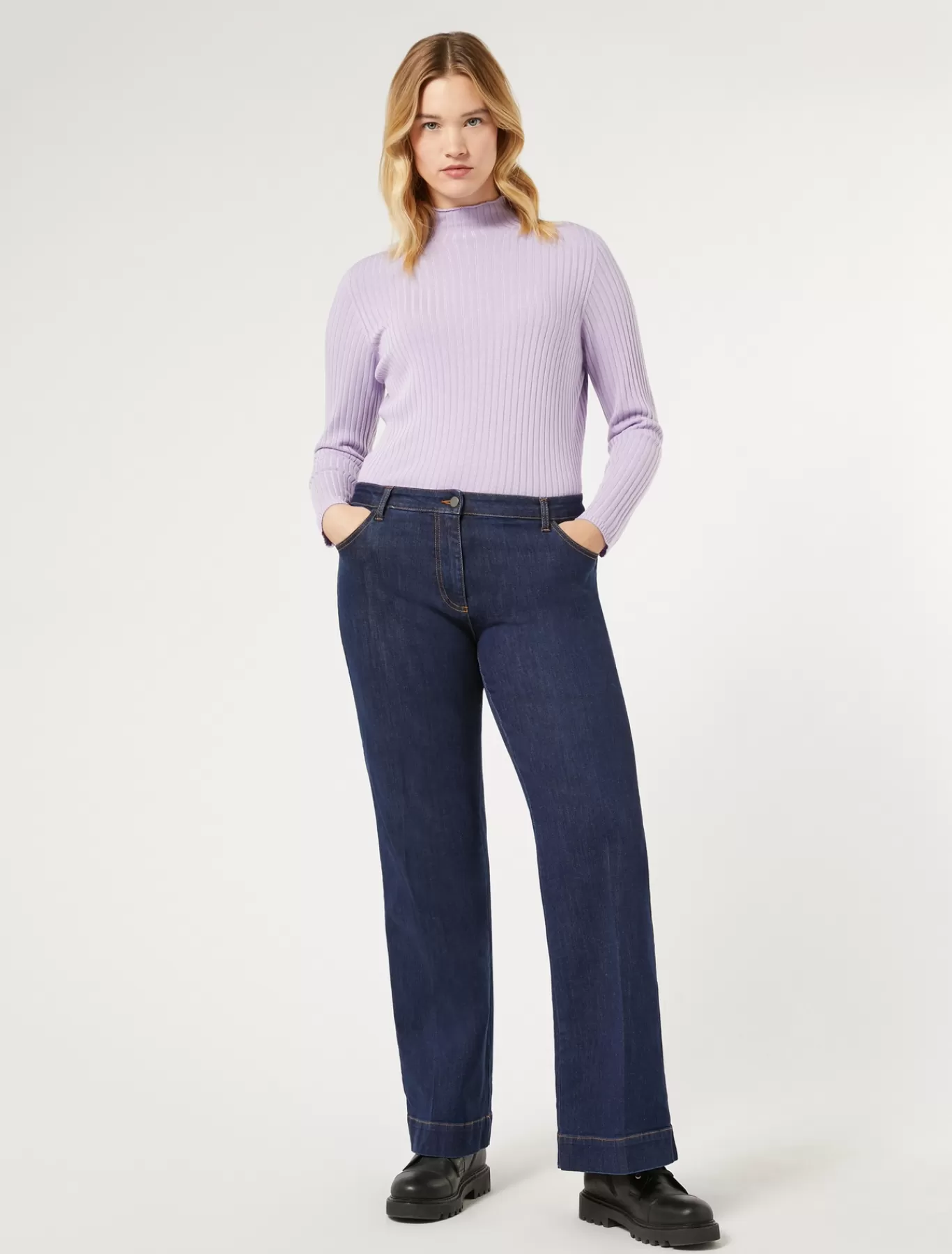 Marina Rinaldi Pantalons & Jeans | Pantalons & Jeans>Jean en denim sergé BLEUNUIT