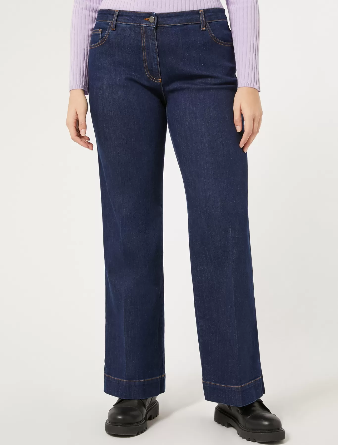 Marina Rinaldi Pantalons & Jeans | Pantalons & Jeans>Jean en denim sergé BLEUNUIT