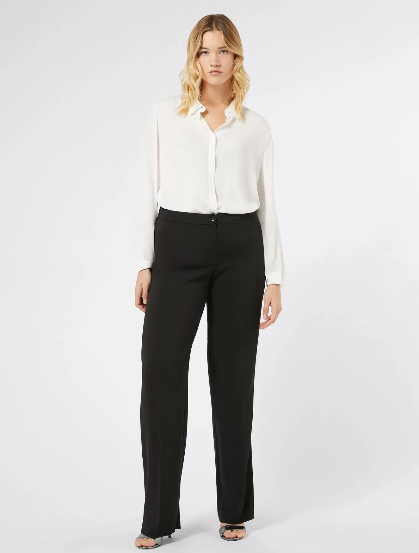 Marina Rinaldi Pantalons Et Jupes | Pantalons & Jeans>Pantalon en cady fluide NOIR