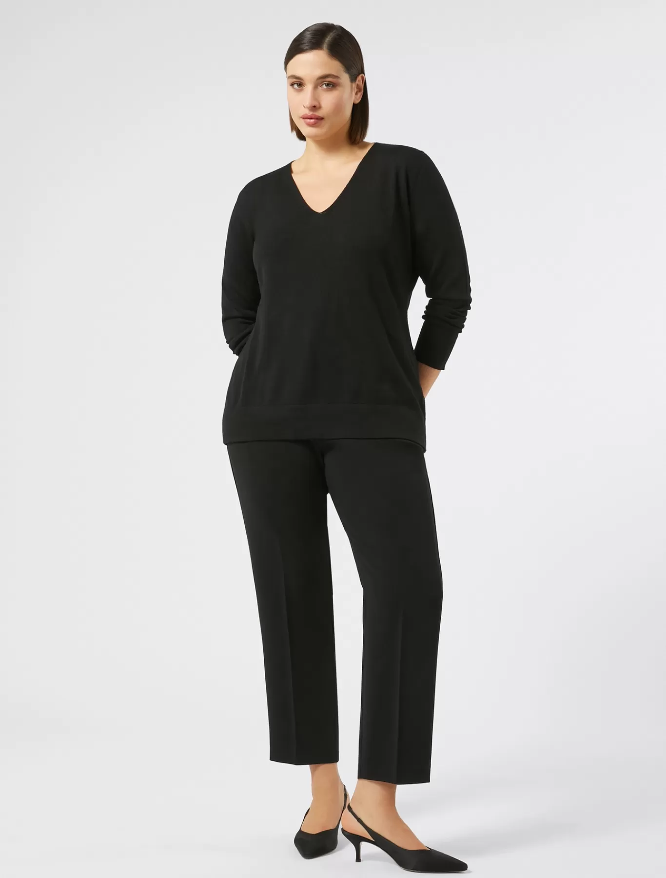 Marina Rinaldi Pantalons & Jeans | Pantalons & Jeans>Pantalon en cady triacétate NOIR