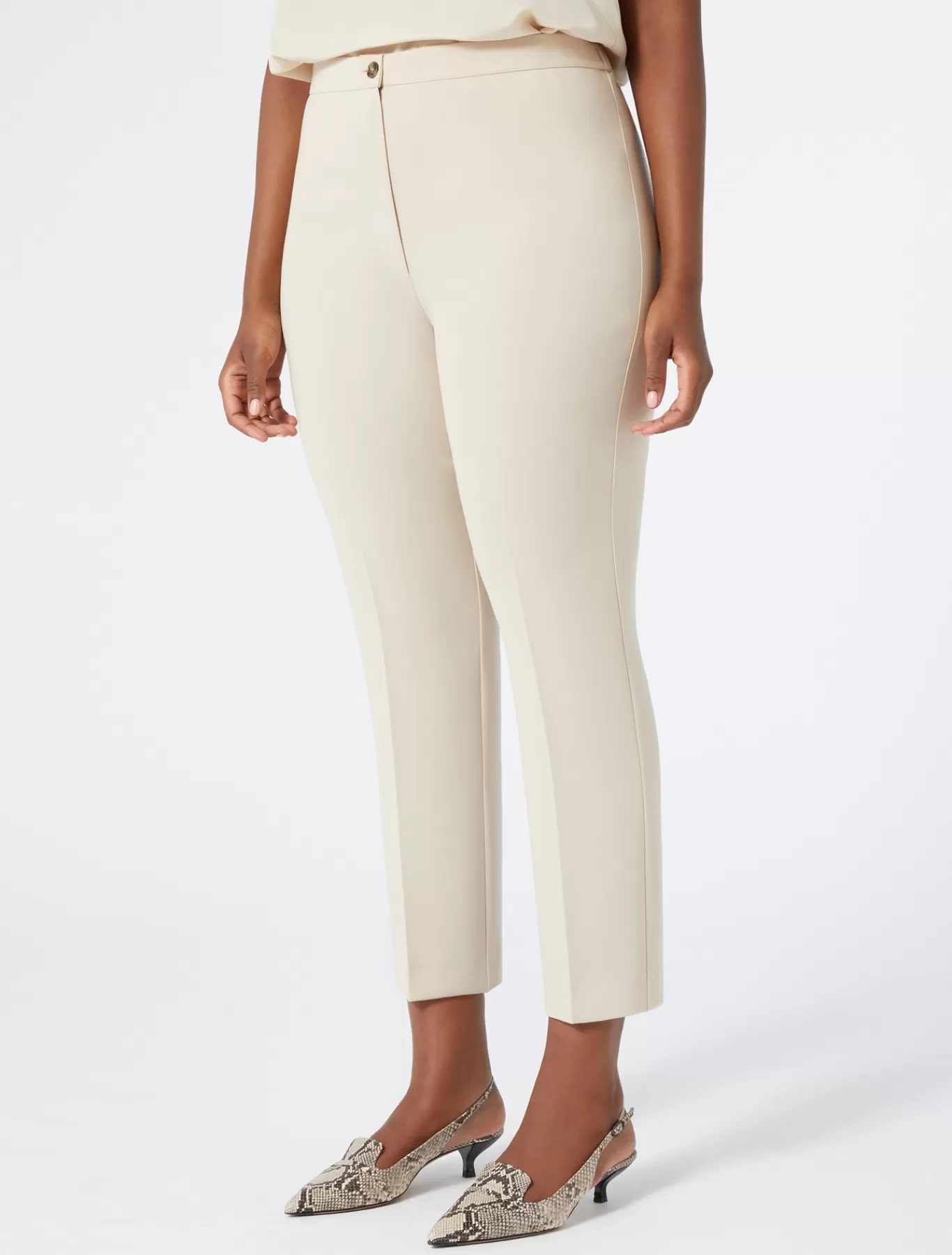 Marina Rinaldi Pantalons & Jeans | Pantalons & Jeans>Pantalon en cady triacétate BEIGE