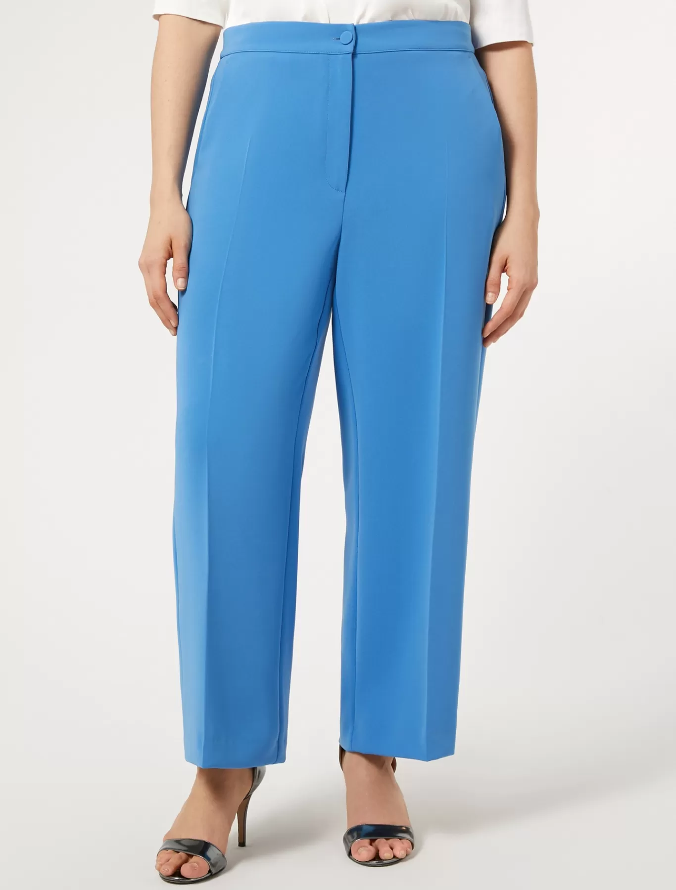 Marina Rinaldi Pantalons Et Jupes | Pantalons & Jeans>Pantalon en cady triacétate GRISBLEU