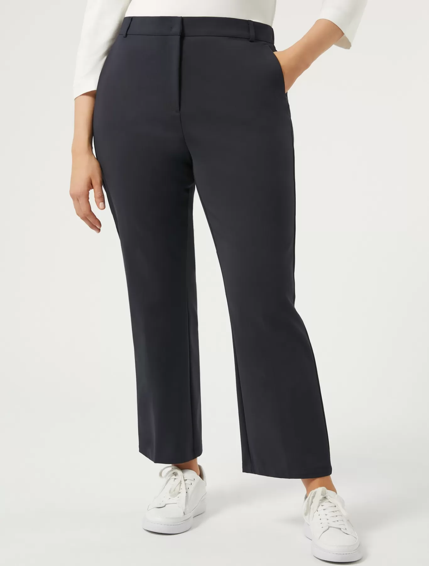 Marina Rinaldi Pantalons & Jeans | Pantalons & Jeans>Pantalon en coton mélangé stretch BLEUNUIT