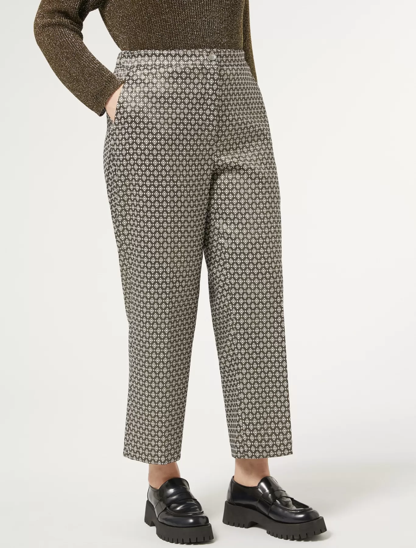 Marina Rinaldi Pantalons & Jeans | Pantalons & Jeans>Pantalon en jacquard lurex SABLE