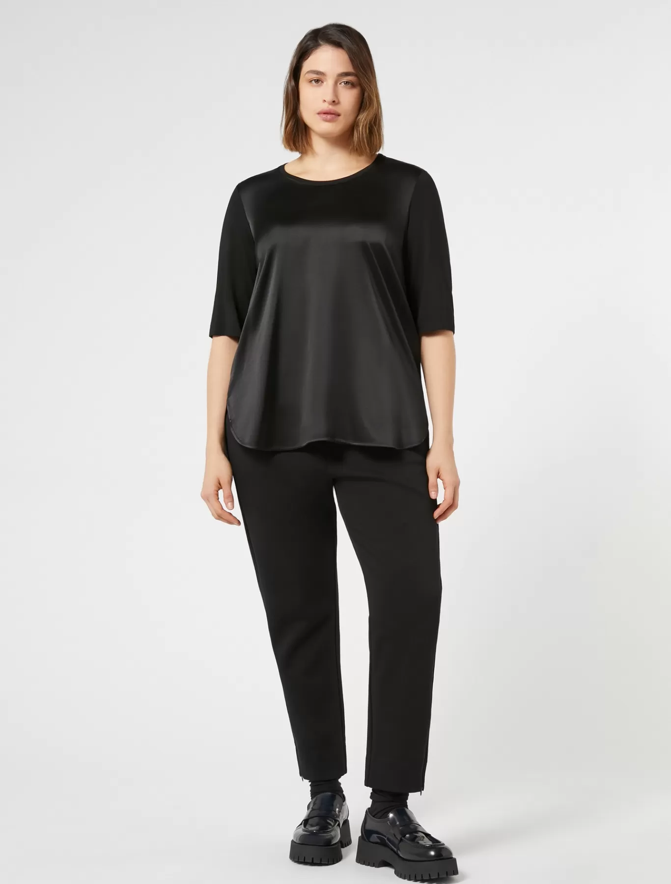 Marina Rinaldi Pantalons & Jeans | Pantalons & Jeans>Pantalon en jersey double NOIR