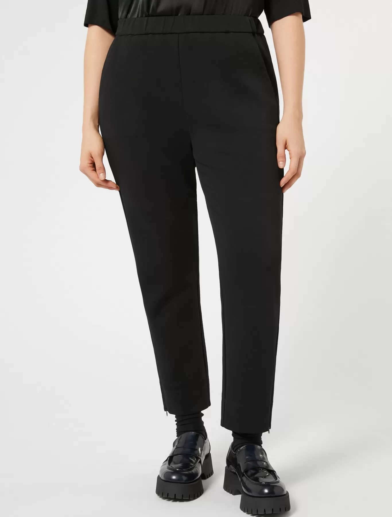 Marina Rinaldi Pantalons & Jeans | Pantalons & Jeans>Pantalon en jersey double NOIR