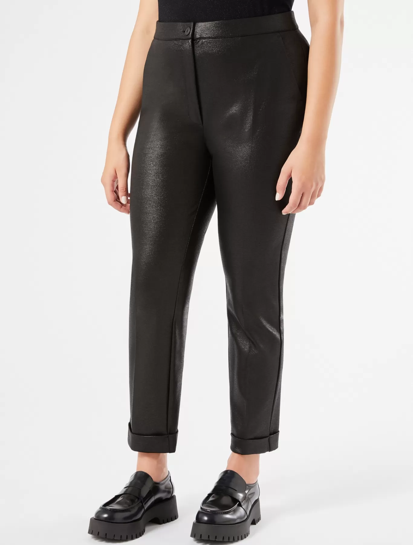 Marina Rinaldi Pantalons & Jeans | Pantalons & Jeans>Pantalon en jersey lamé NOIR