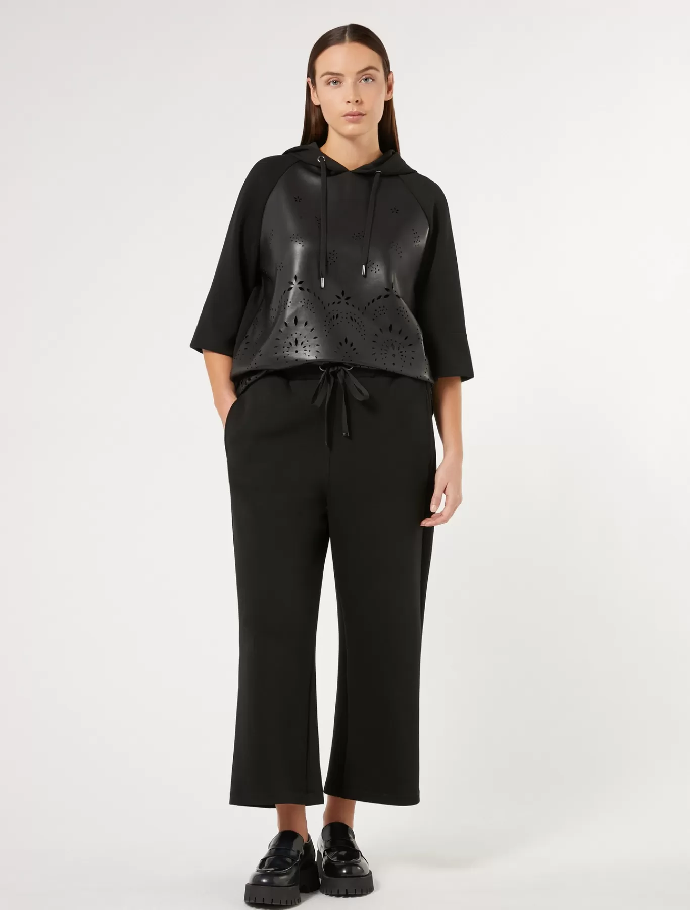 Marina Rinaldi Pantalons & Jeans | Pantalons & Jeans>Pantalon en jersey scuba NOIR