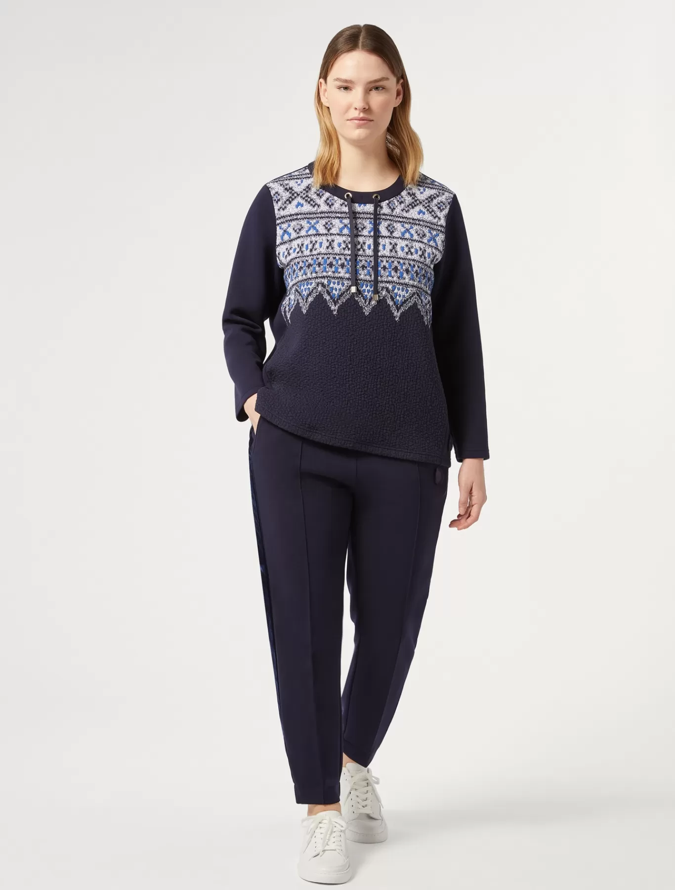 Marina Rinaldi Pantalons & Jeans | Pantalons & Jeans>Pantalon en jersey scuba BLEUMARINE