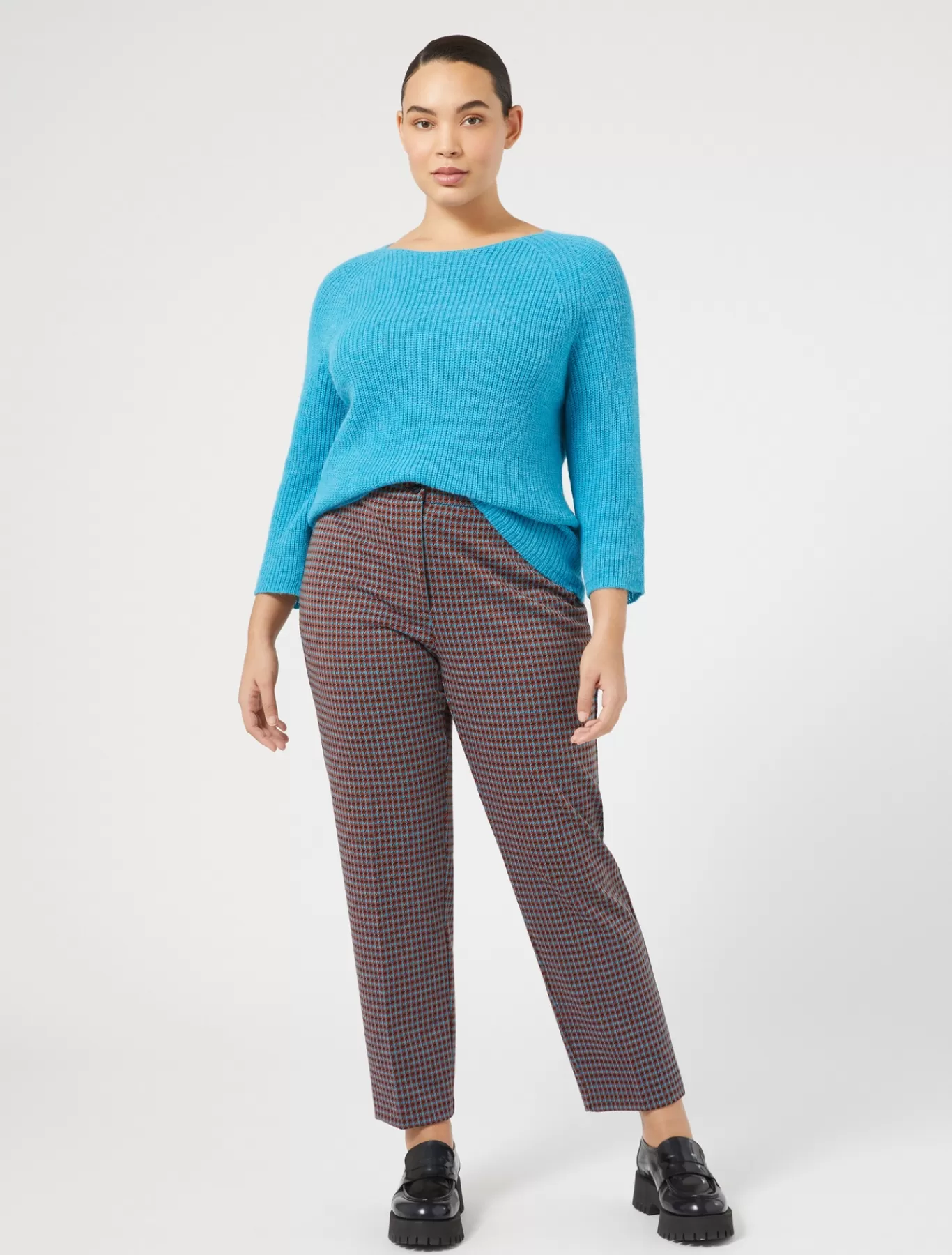 Marina Rinaldi Pantalons & Jeans | Pantalons & Jeans>Pantalon en jersey teint en fil MANDARINE