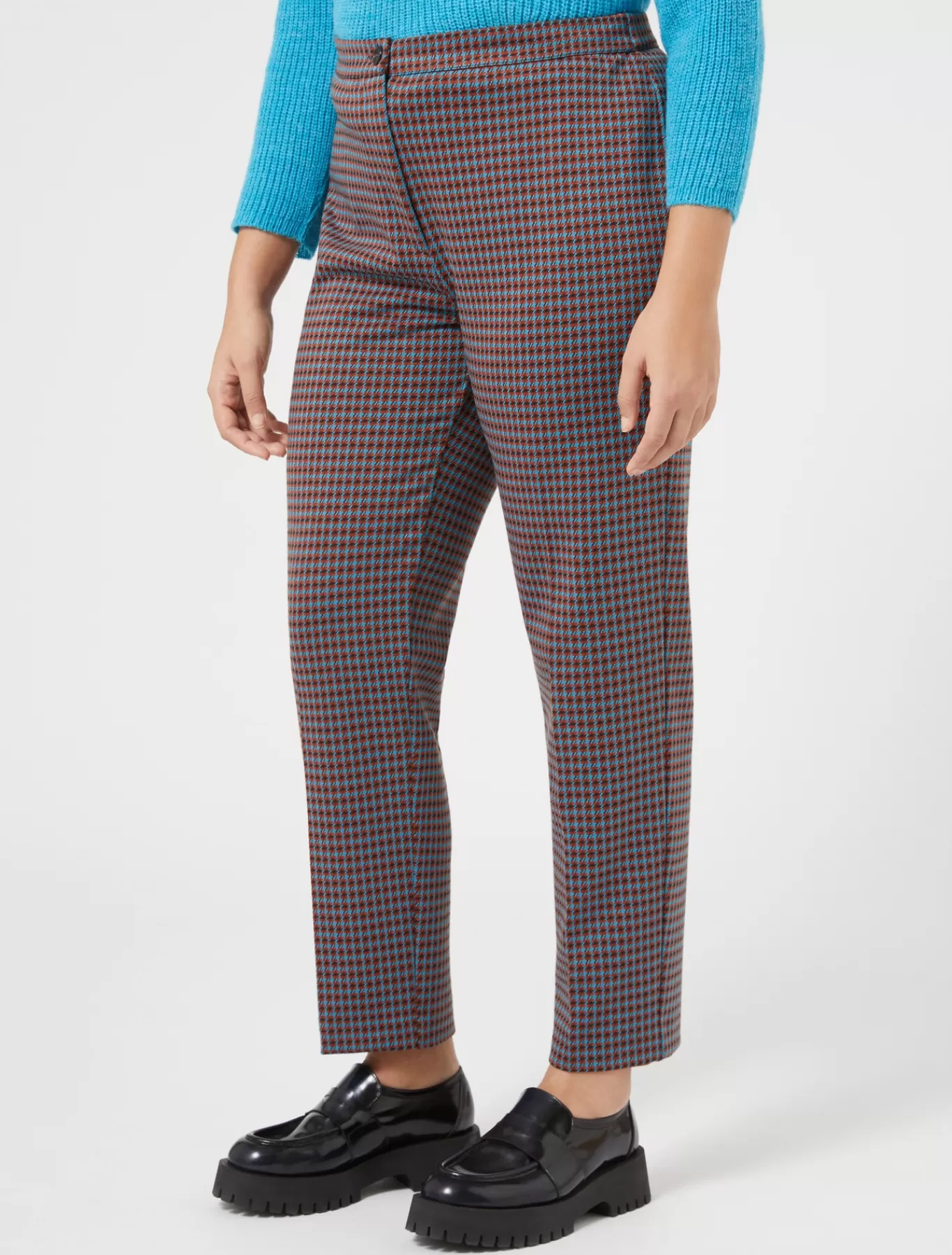 Marina Rinaldi Pantalons & Jeans | Pantalons & Jeans>Pantalon en jersey teint en fil MANDARINE