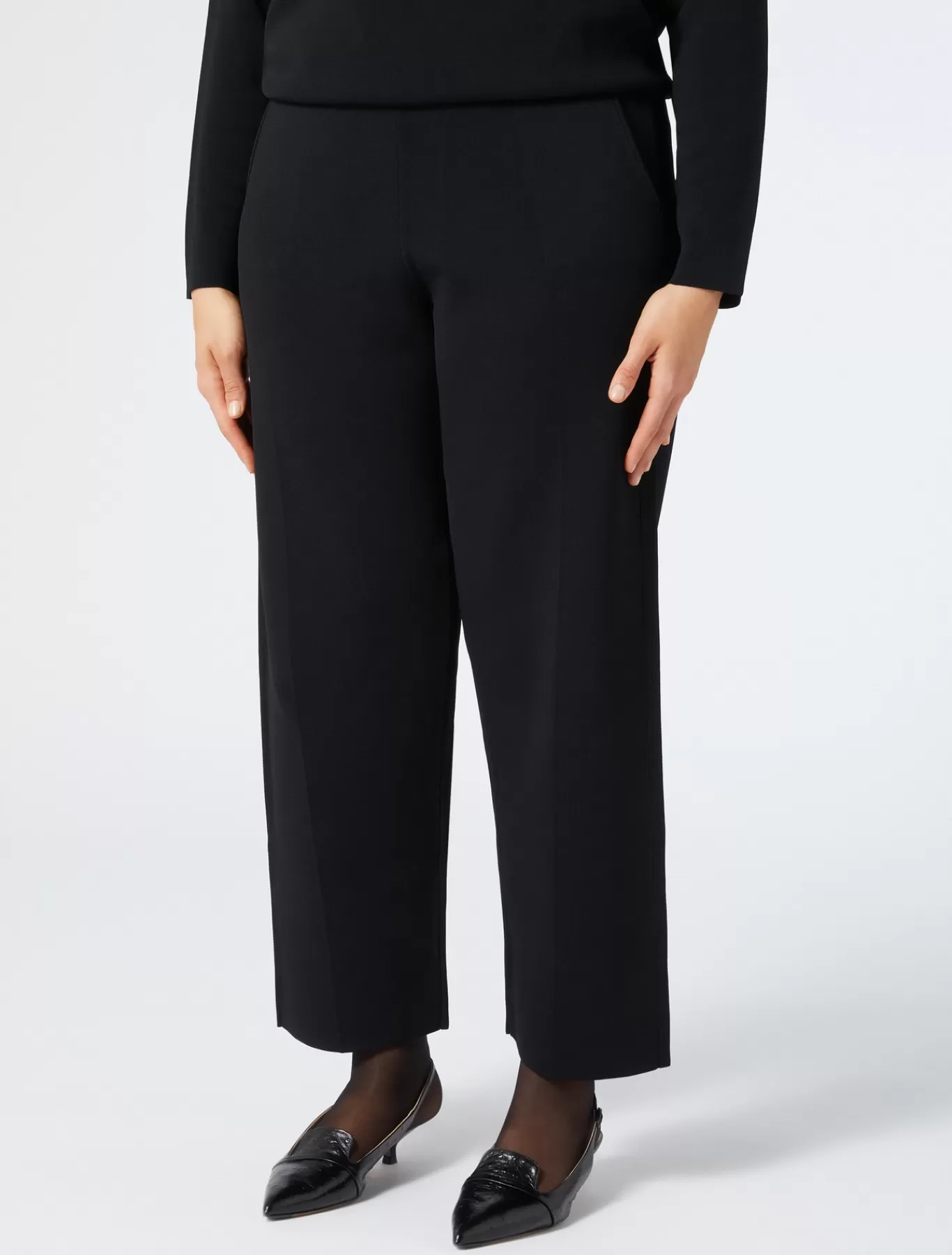 Marina Rinaldi Pantalons & Jeans | Pantalons & Jeans>Pantalon en maille NOIR