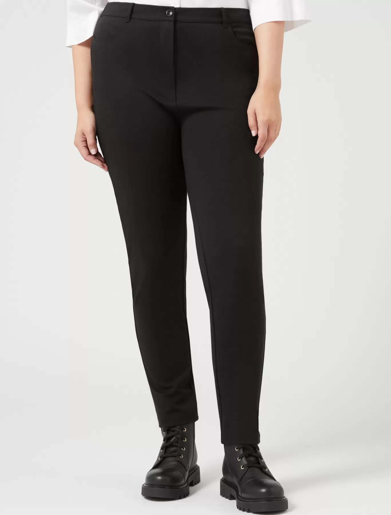 Marina Rinaldi Pantalons & Jeans | Pantalons & Jeans>Pantalon en point Milano NOIR