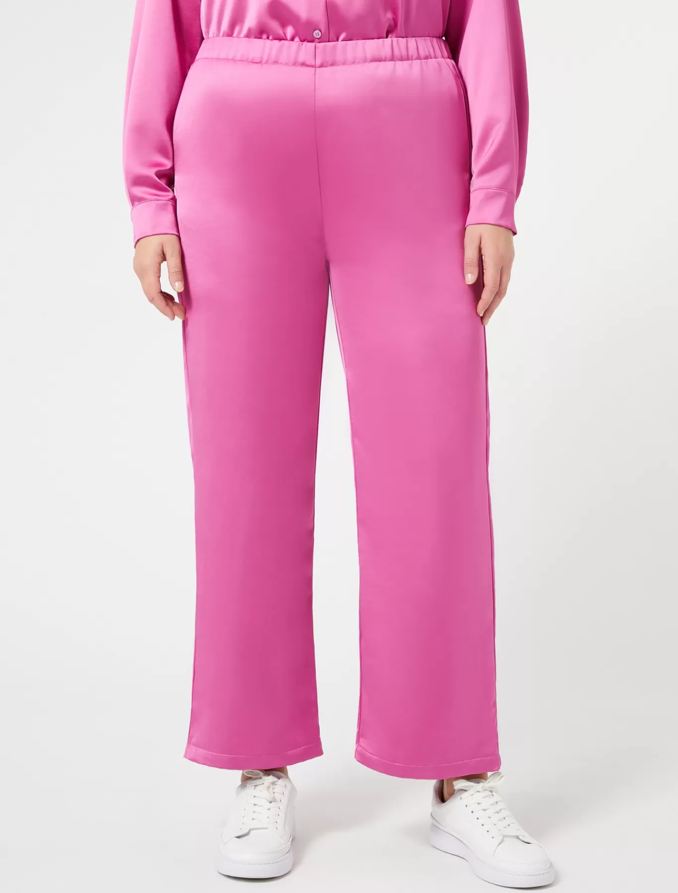 Marina Rinaldi Pantalons & Jeans | Pantalons & Jeans>Pantalon en satin fluide VIEUXROSE