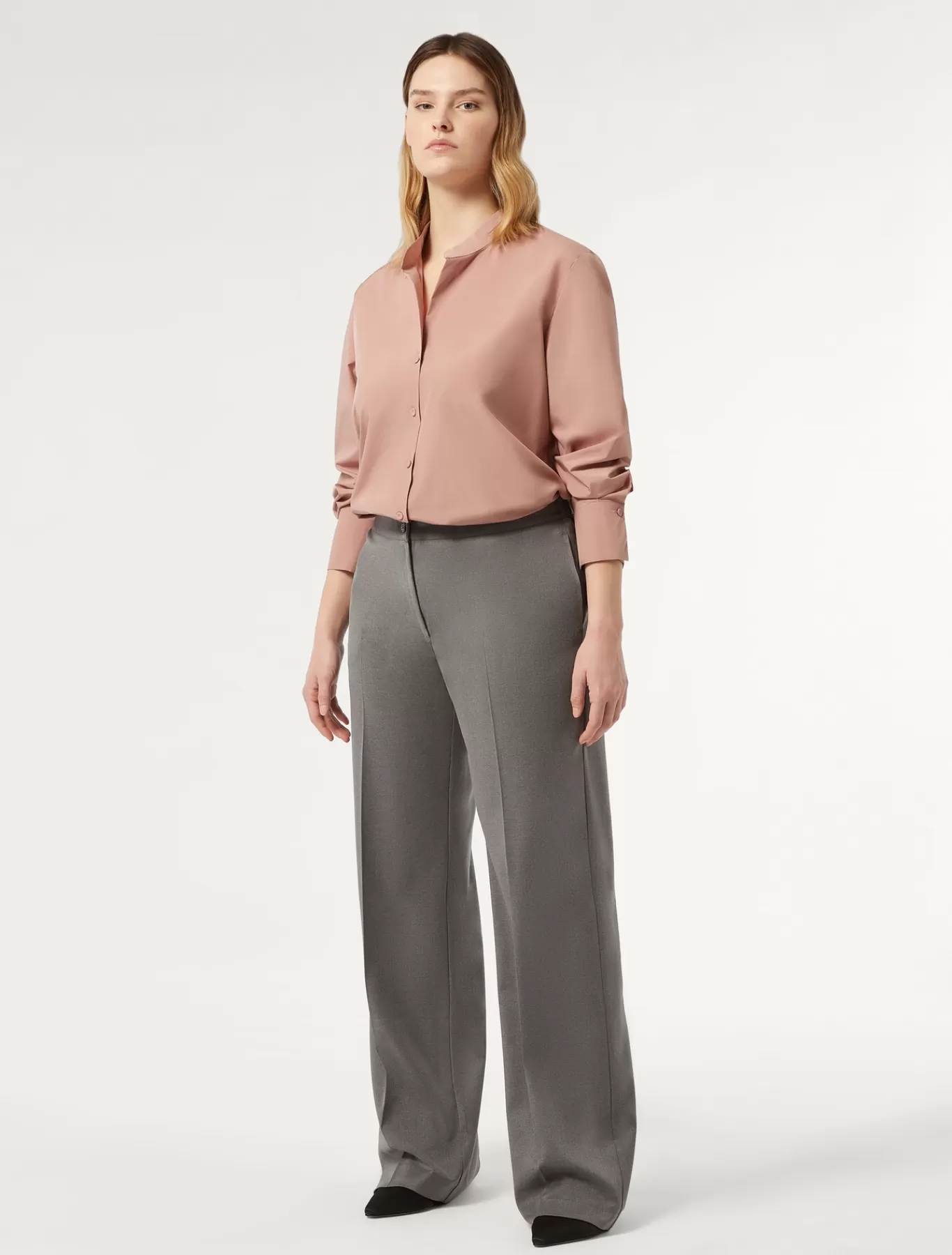 Marina Rinaldi Pantalons & Jeans | Pantalons & Jeans>Pantalon en sergé GRISMOYEN