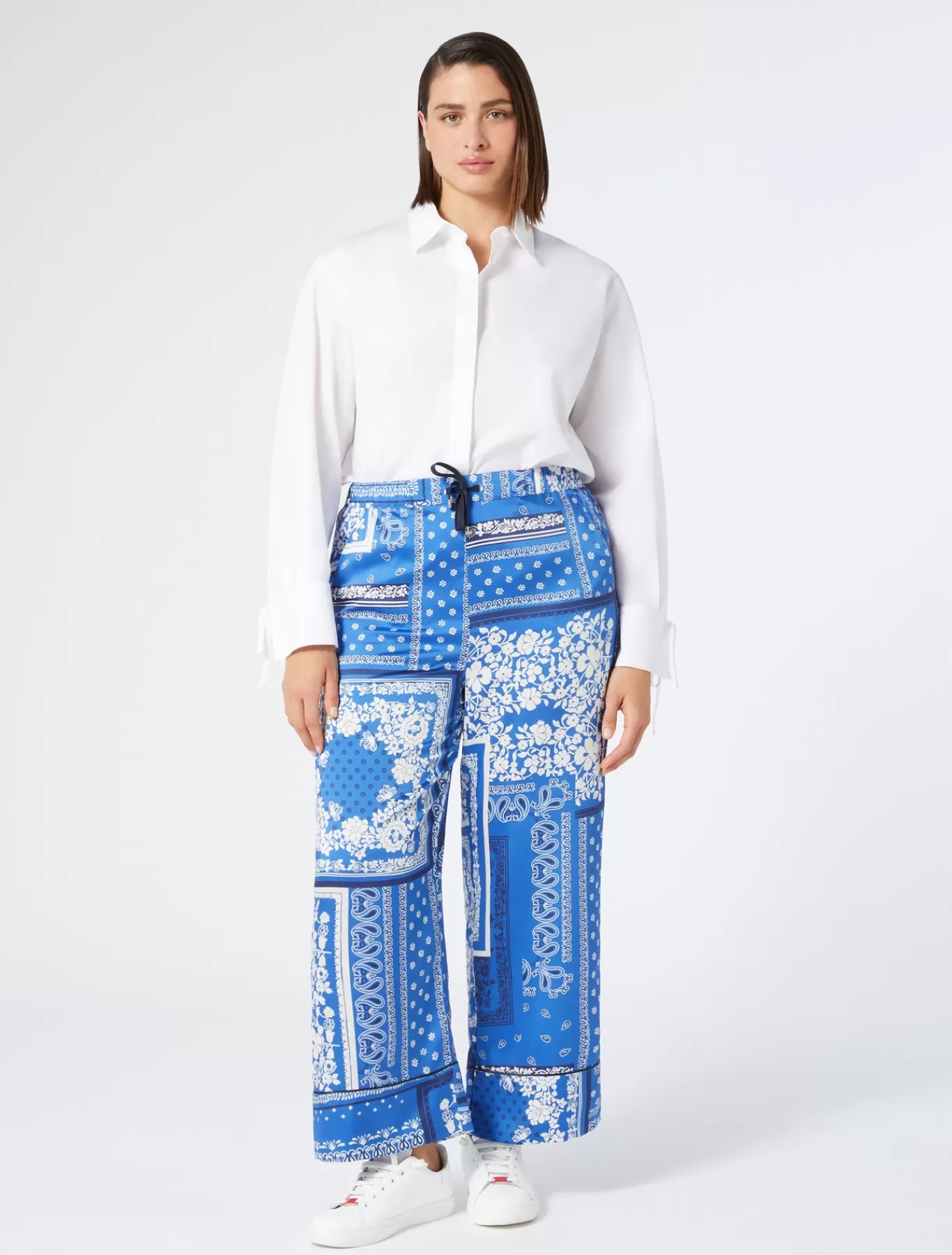 Marina Rinaldi Pantalons & Jeans | Pantalons & Jeans>Pantalon en sergé AZURE