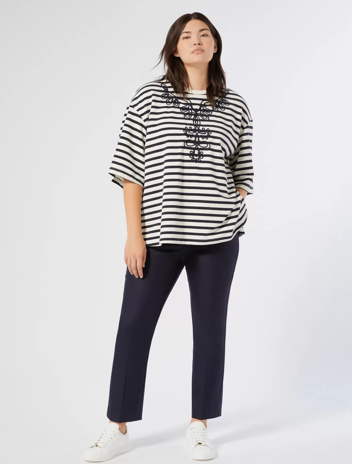 Marina Rinaldi Pantalons & Jeans | Pantalons & Jeans>Pantalon en sergé de viscose BLEU