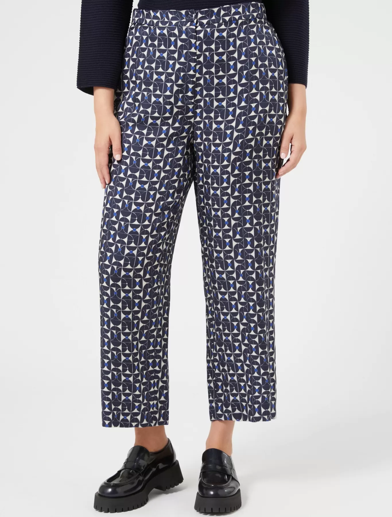 Marina Rinaldi Pantalons & Jeans | Pantalons & Jeans>Pantalon en sergé imprimé BLEUMARINE