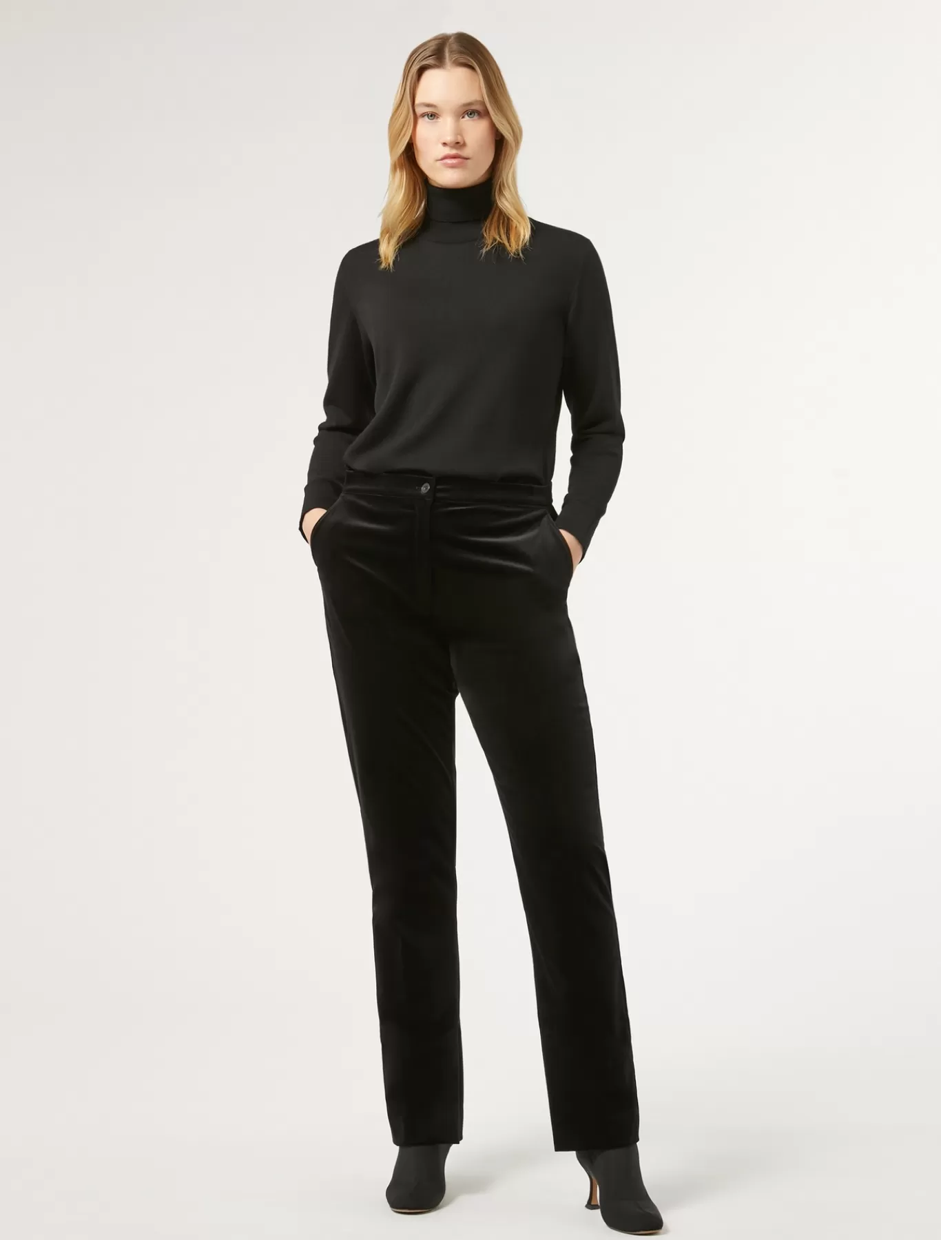 Marina Rinaldi Pantalons & Jeans | Pantalons & Jeans>Pantalon en velours NOIR