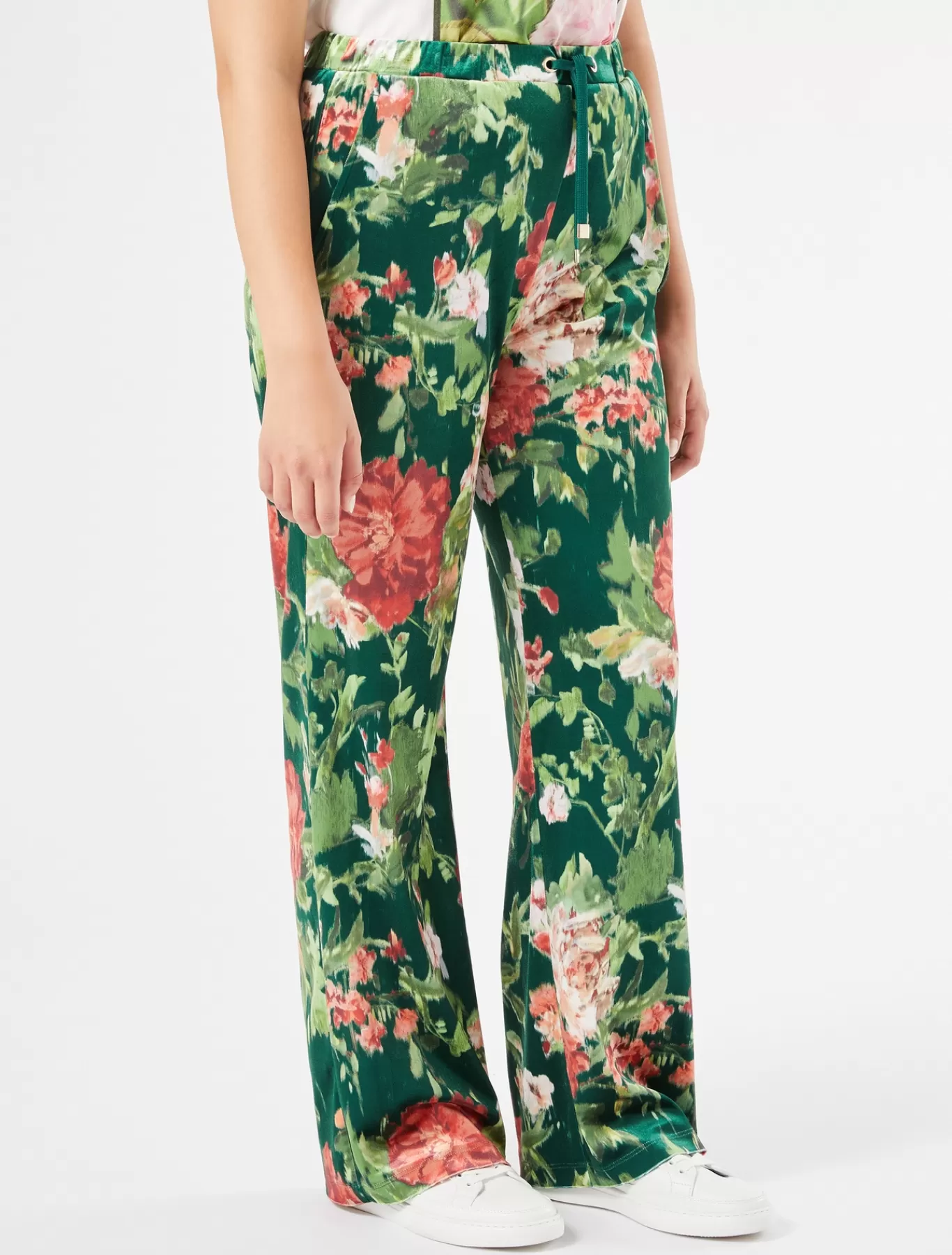 Marina Rinaldi Pantalons & Jeans | Pantalons & Jeans>Pantalon en velours VERT