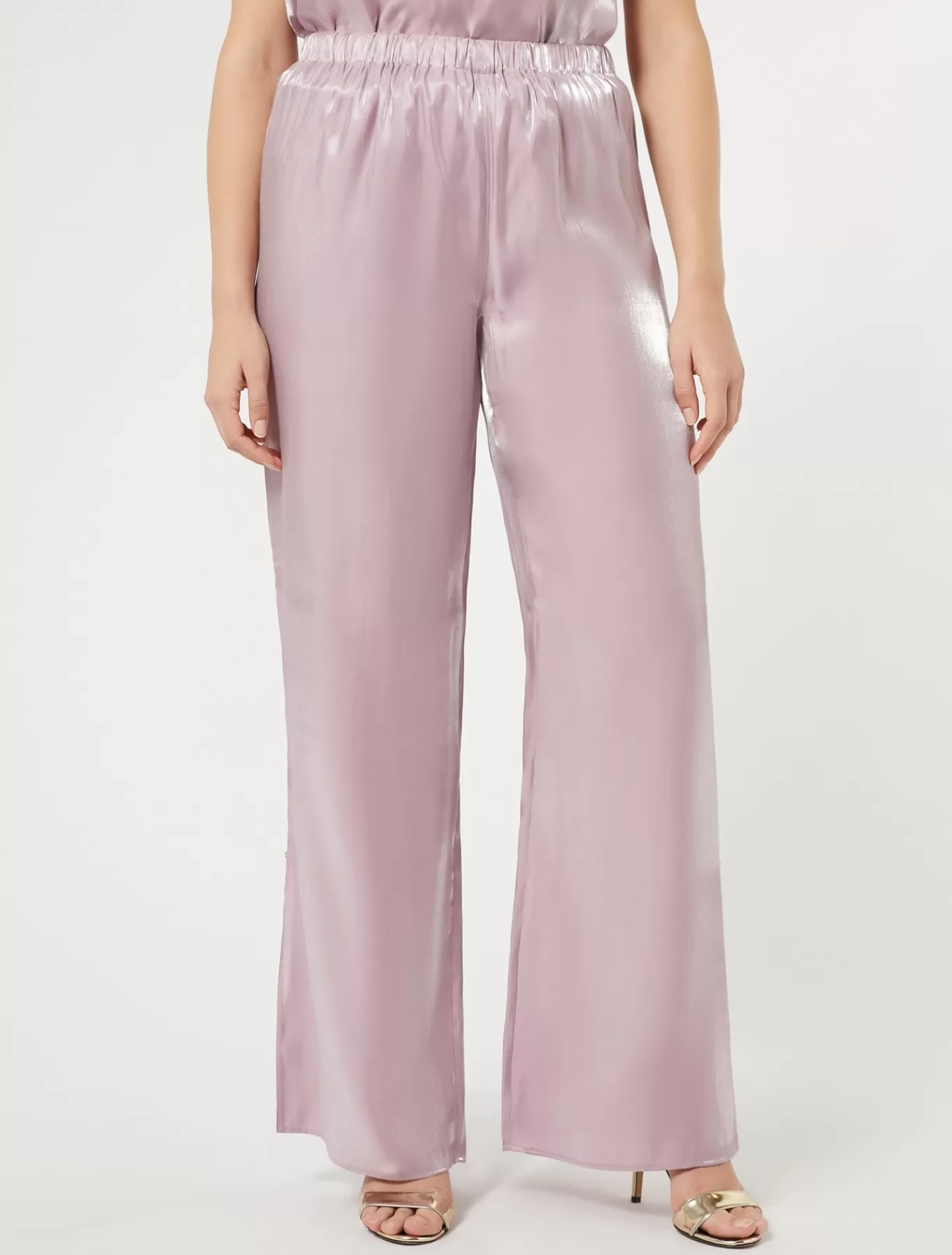 Marina Rinaldi Pantalons Et Jupes | Sélection Élégante>Pantalon en viscose ROSE