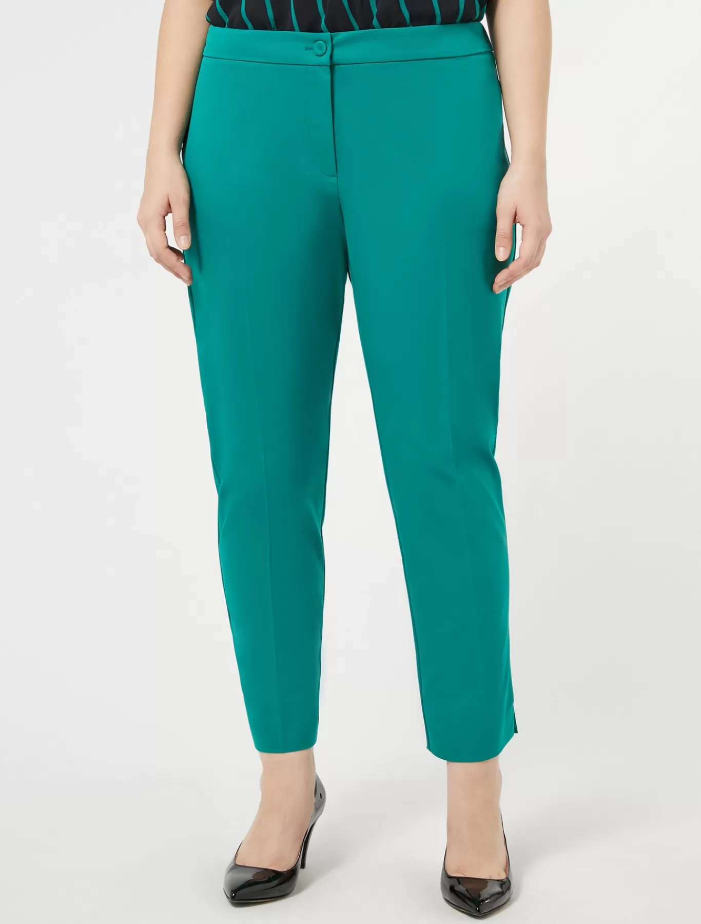 Marina Rinaldi Pantalons Et Jupes | Sélection Élégante>Pantalon ottoman VERT