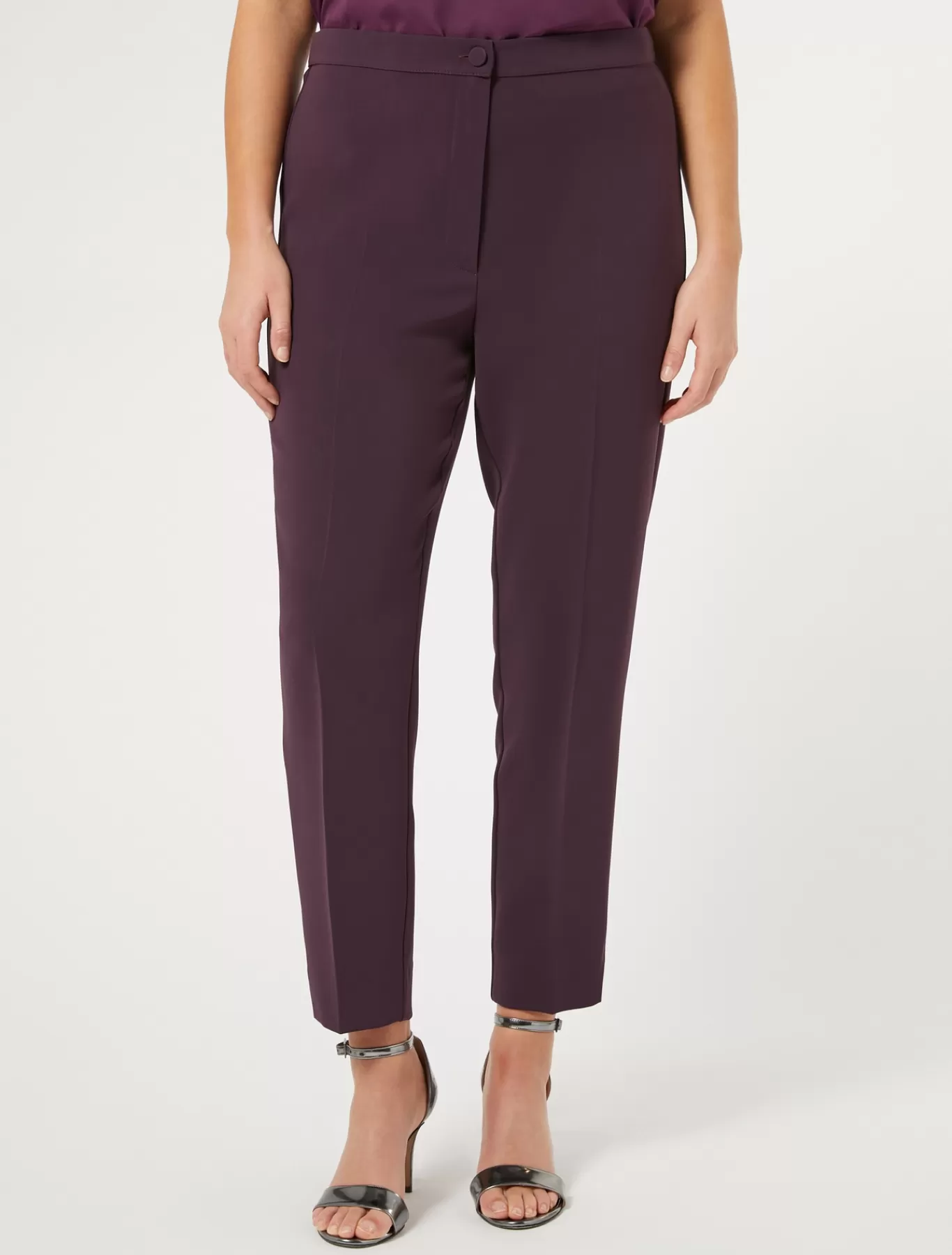 Marina Rinaldi Pantalons Et Jupes | Pantalons & Jeans>Pantalon slim en cady triacétate BORDEAUX