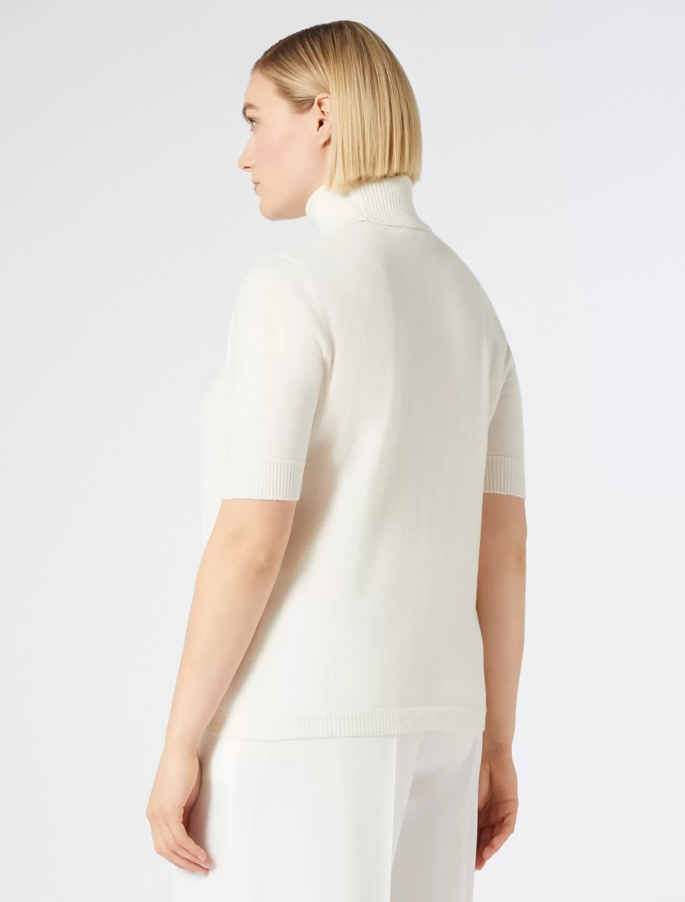 Marina Rinaldi Pulls | Pulls>Pull en cachemire BLANC