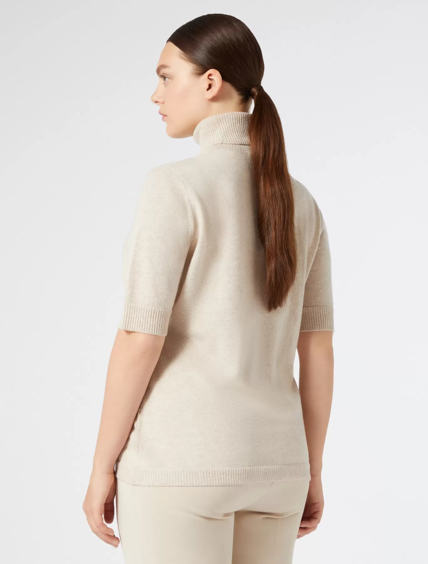 Marina Rinaldi Pulls | Pulls>Pull en cachemire BEIGE