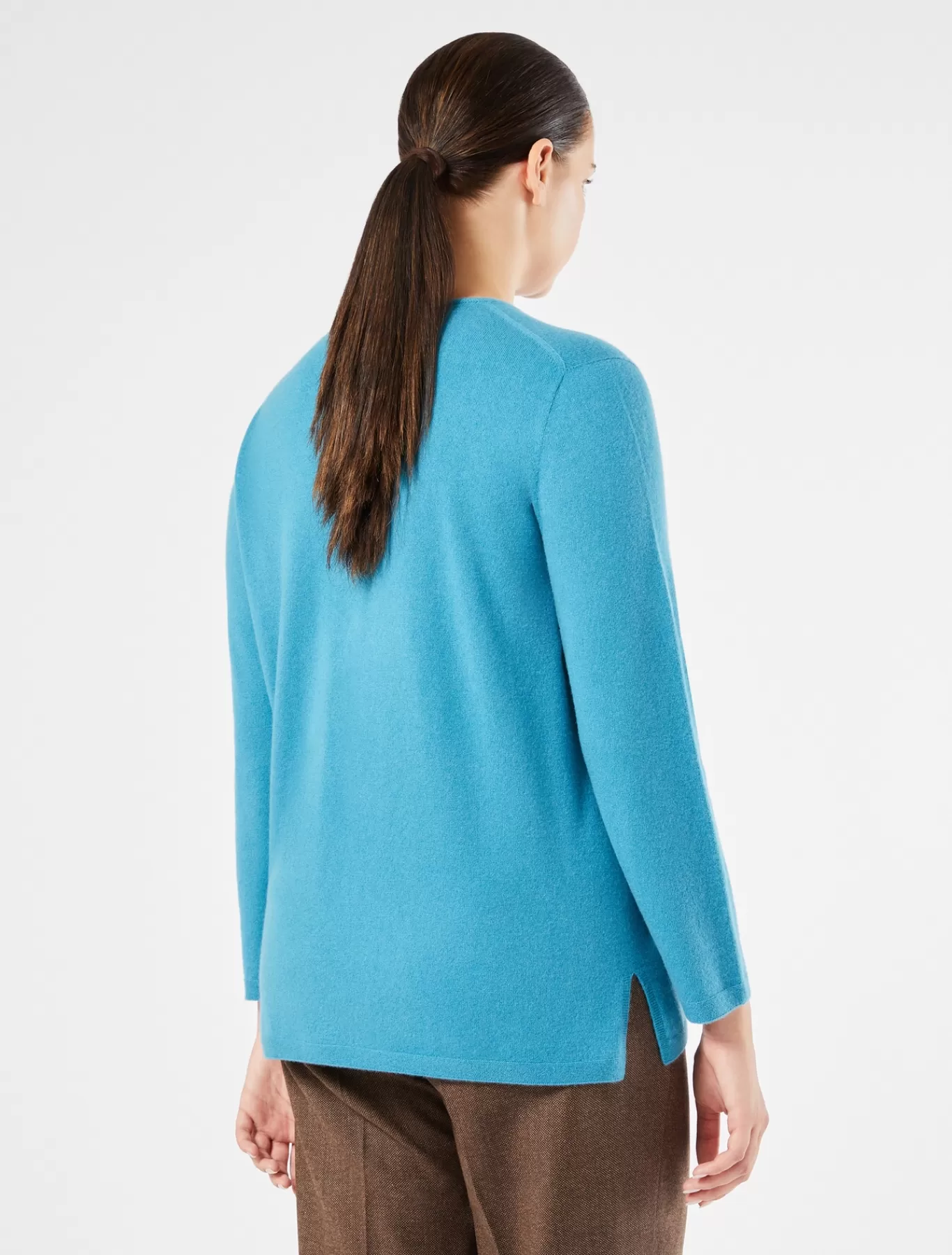 Marina Rinaldi Pulls | Pulls>Pull en cachemire TURQUOISE