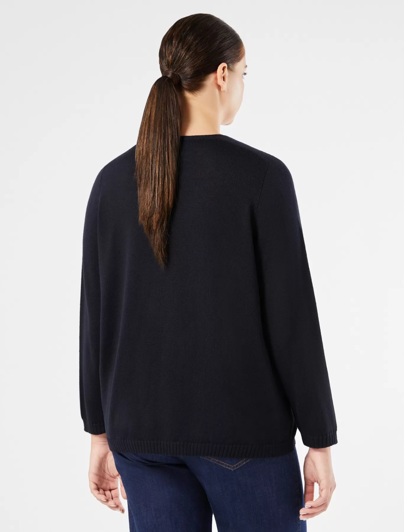 Marina Rinaldi Pulls | Pulls>Pull en fil de laine BLEUMARINE