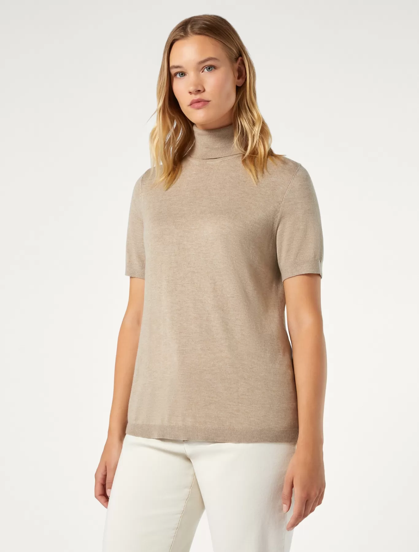 Marina Rinaldi Pulls | Pulls>Pull en fil de viscose BEIGE