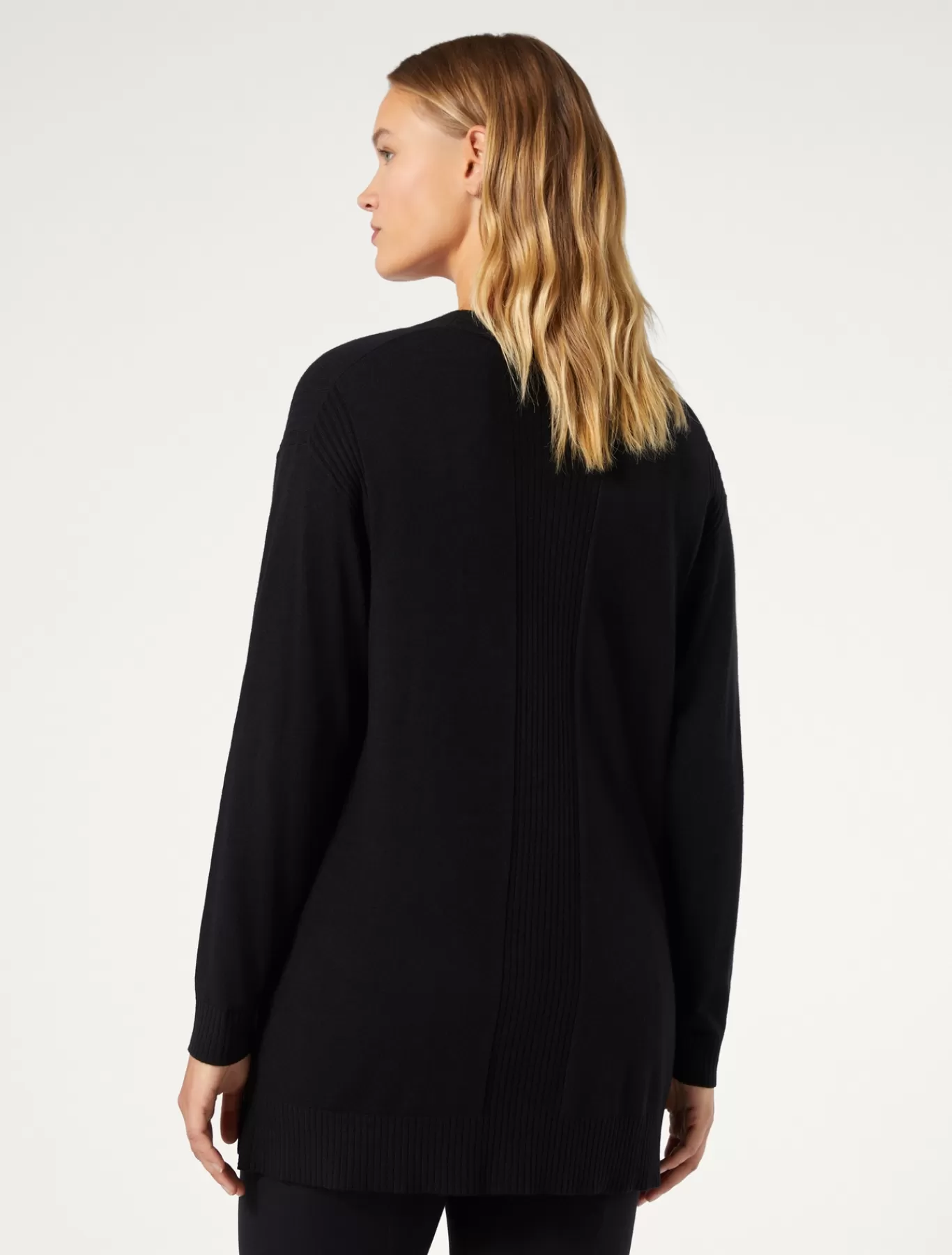 Marina Rinaldi Pulls | Pulls>Pull en fil de viscose NOIR