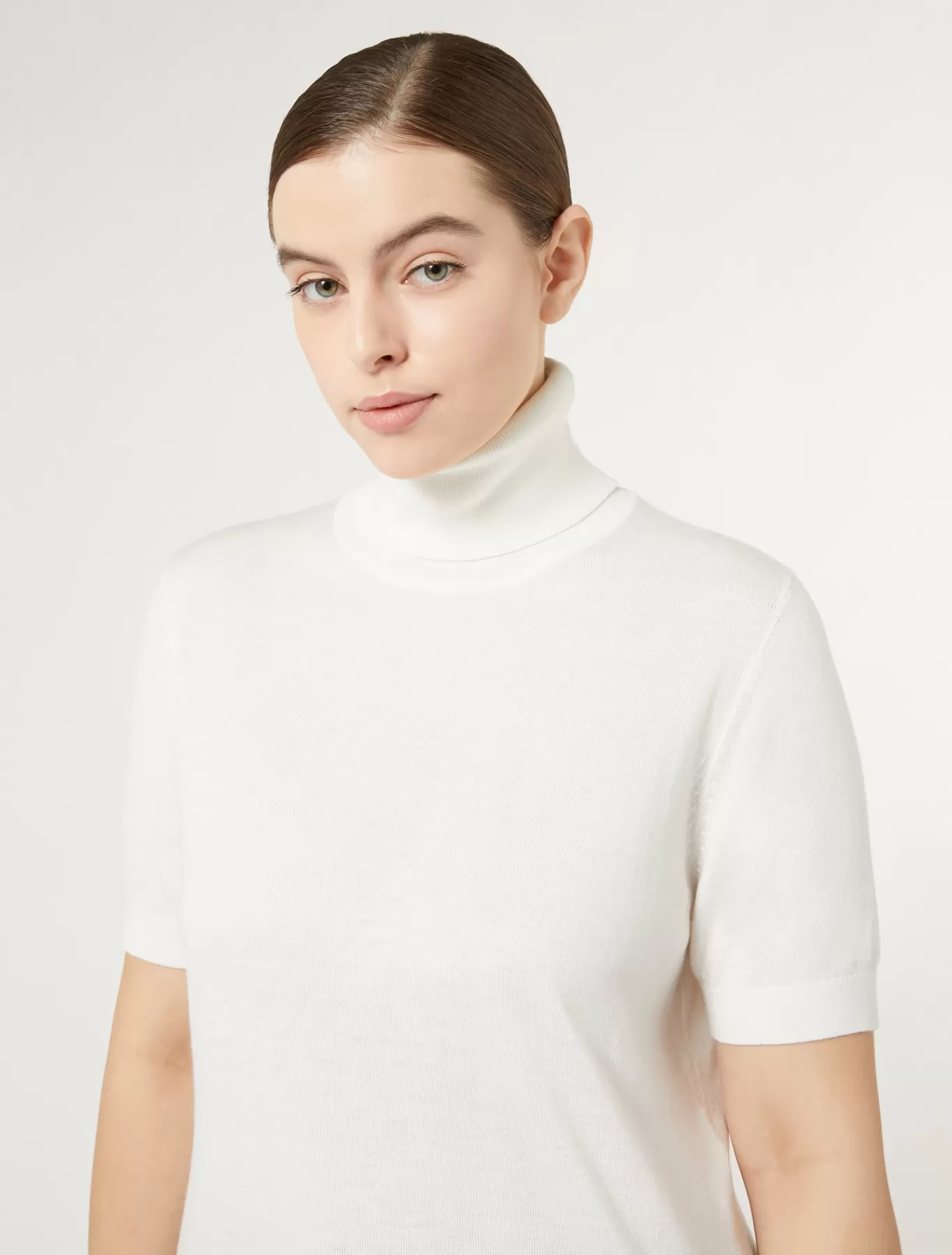 Marina Rinaldi Pulls | Pulls>Pull en fil de viscose BLANC