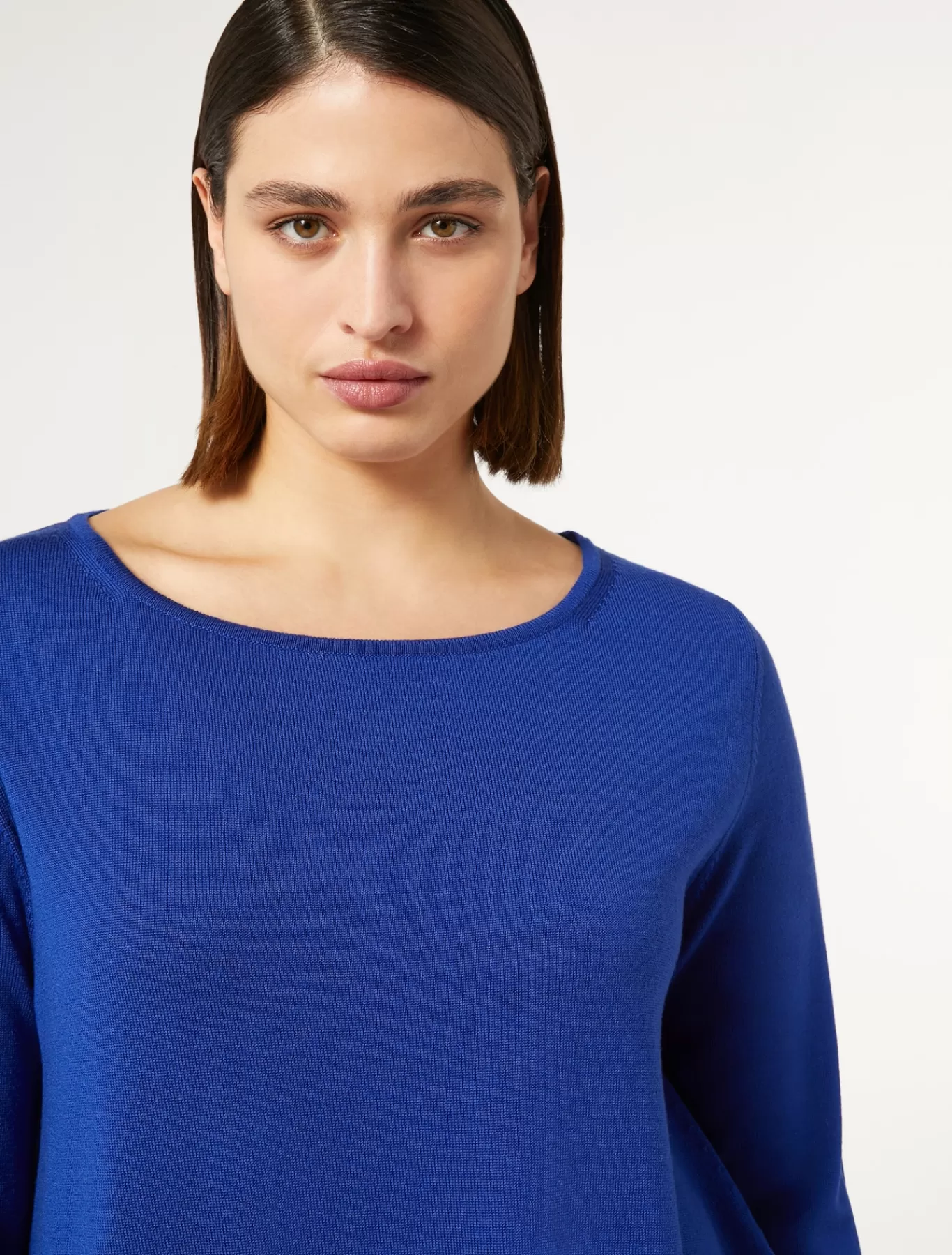 Marina Rinaldi Pulls | Pulls>Pull en laine GRISBLEU