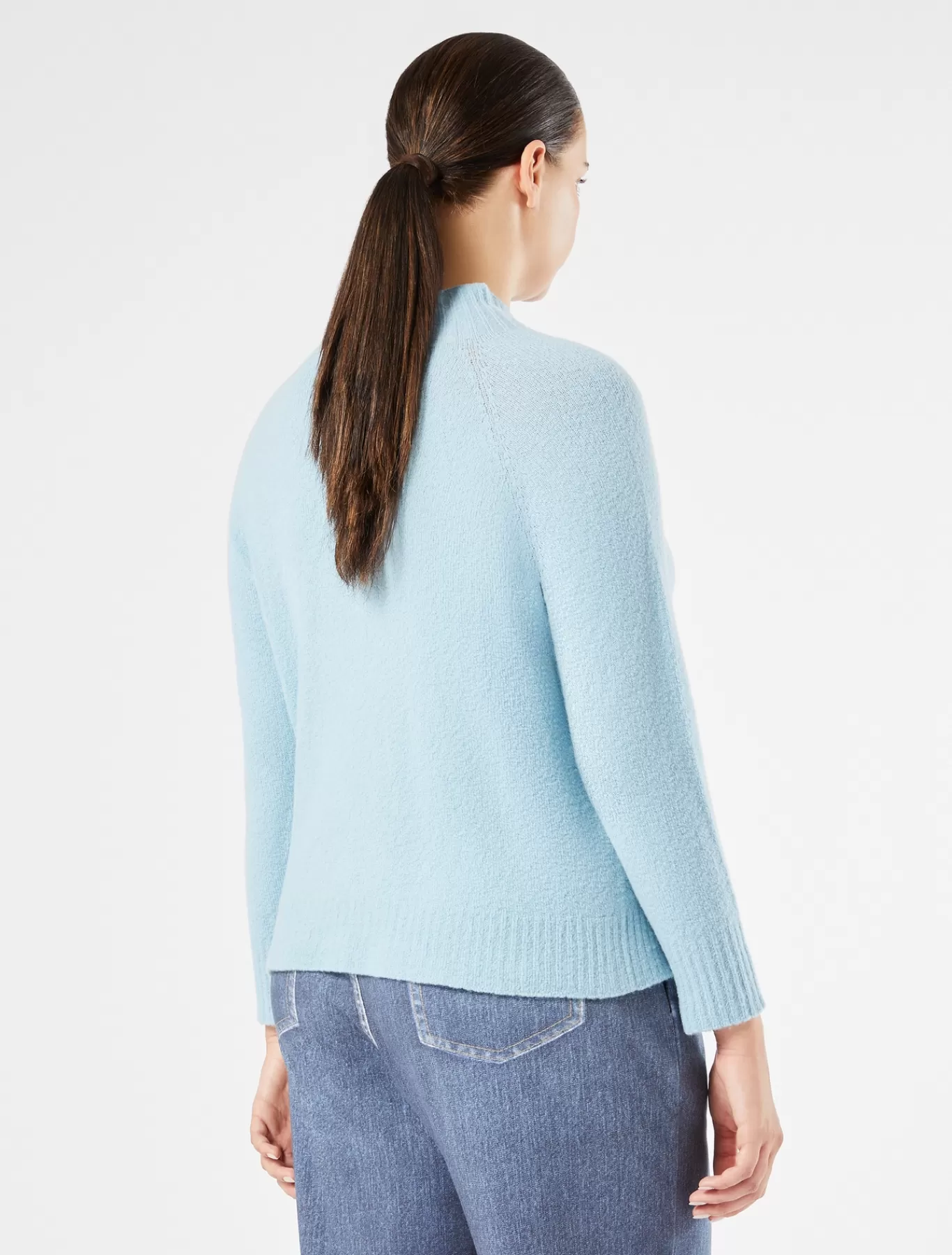 Marina Rinaldi Pulls | Pulls>Pull en laine mélangée AZURE