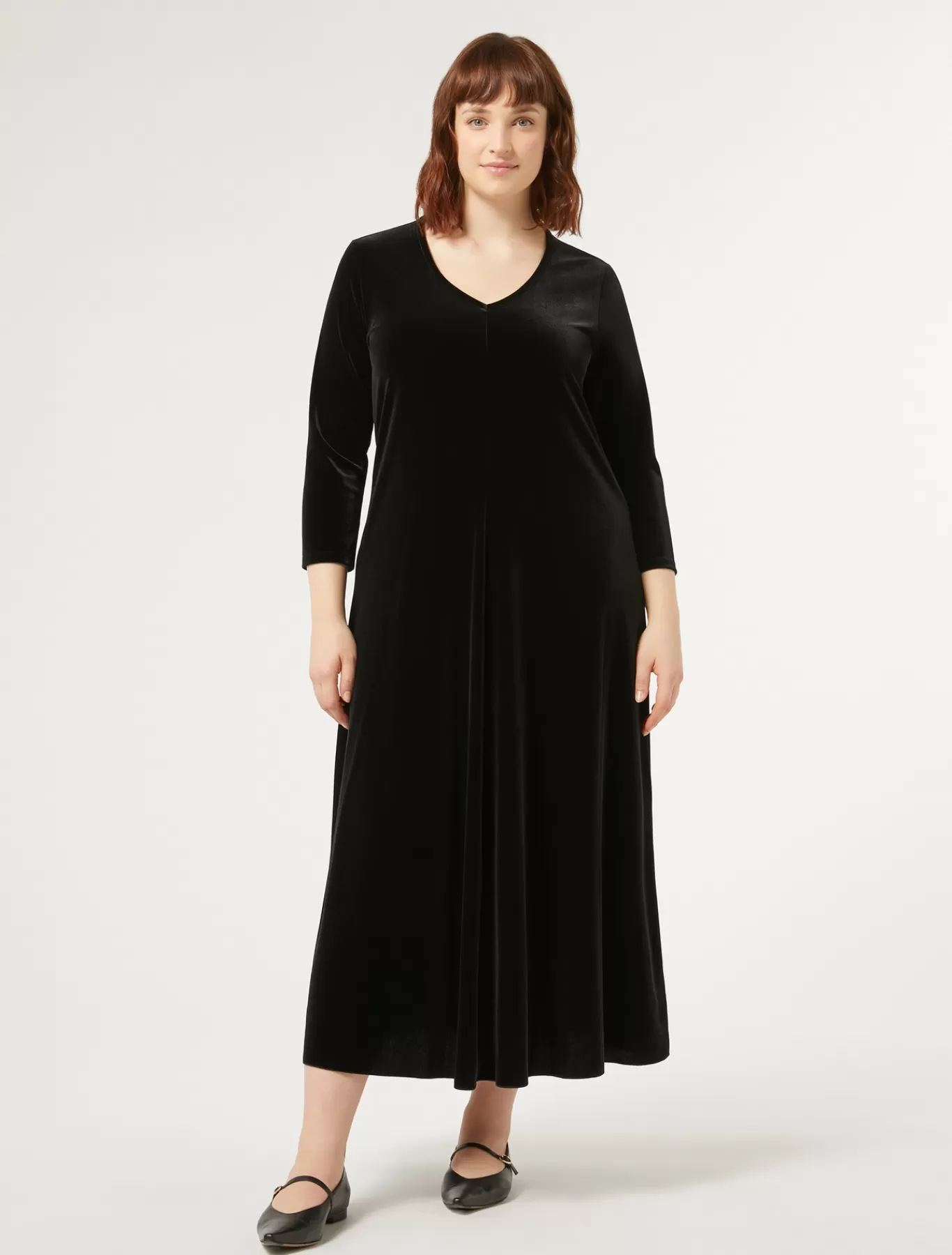 Marina Rinaldi Robes | Robes>Robe en chenille stretch NOIR